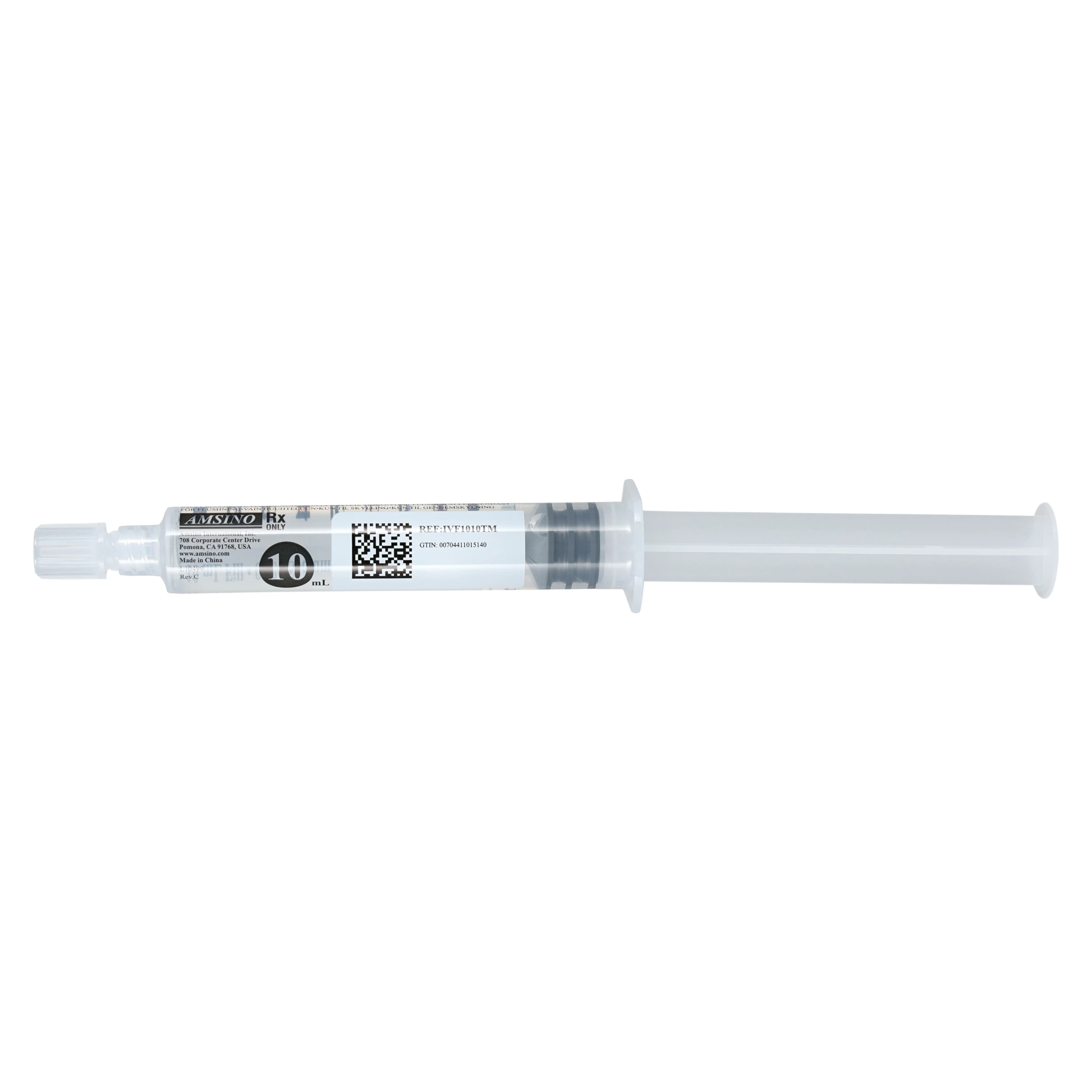 AmSafe Saline Flush Syringe, 0.9% Sodium Chloride Injection, Prefilled, 10mL, 30/Box - AmSafe Saline Flush Syr 10mL - Image 1