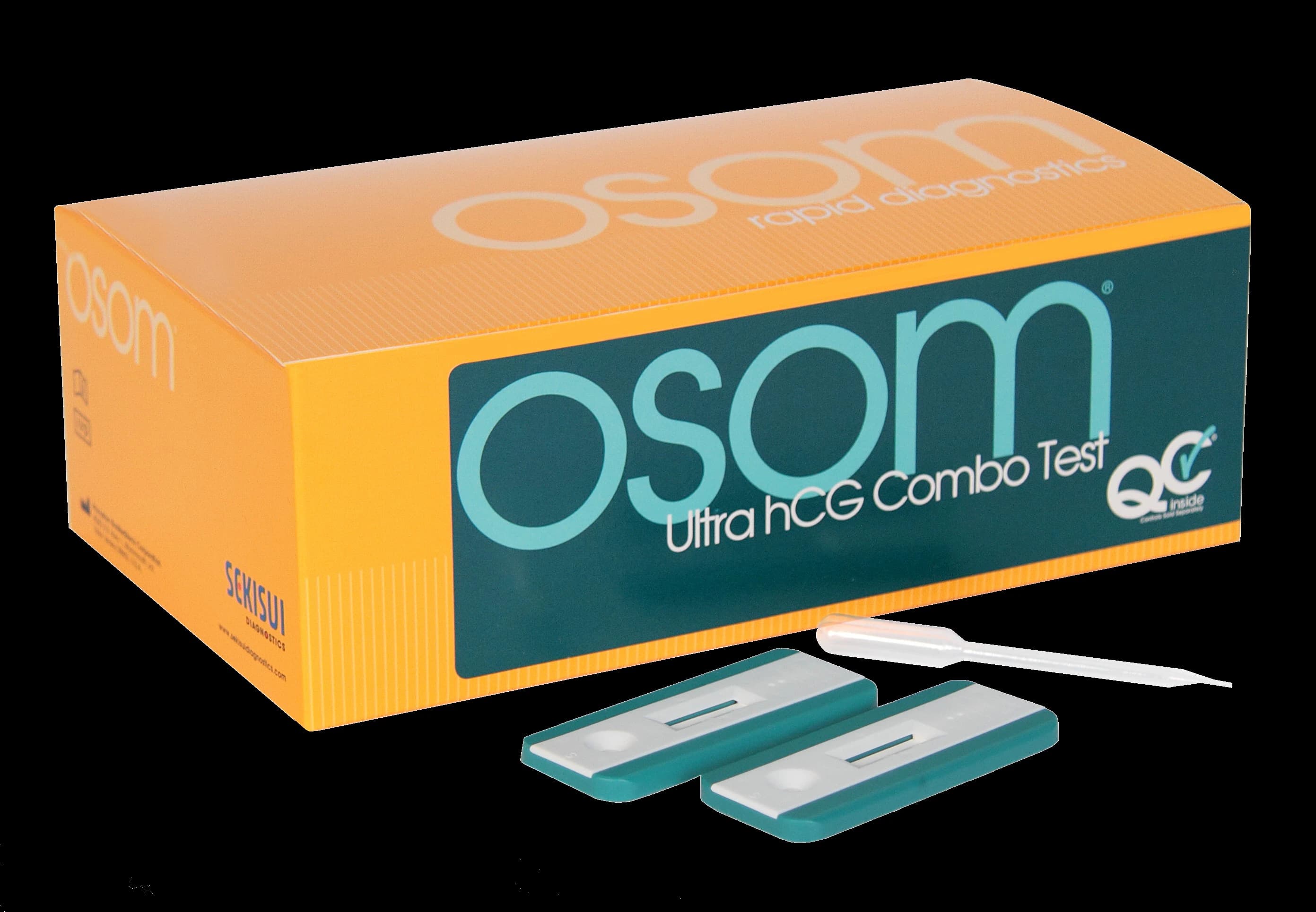 OSOM Ultra hCG Combo Test Kit, CLIA Waived for Urine/Non-Waived for Serum, 25 Tests/Box - OSOM Ultra hCG Combo CliaUrine - Image 1