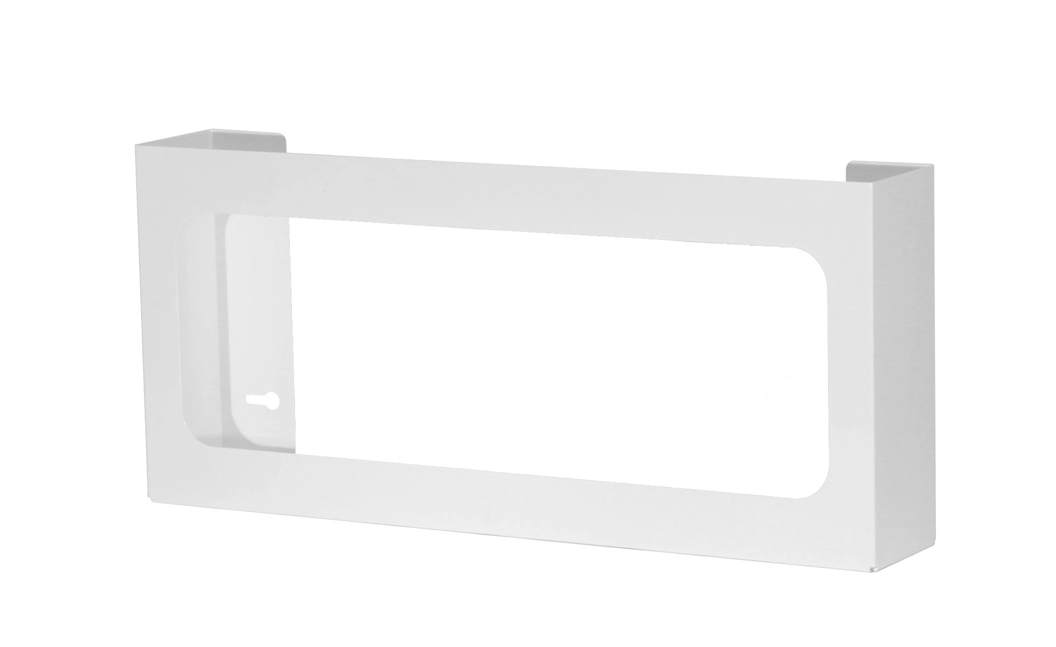 Bowman Quad Glove Box Dispenser, White Powder-Coated Steel, Holds 4 Boxes, 22 5/16"W x 10"H x 3 13/16"D - Glove Box Dispenser - Quad - White Pwd Steel - Image 1