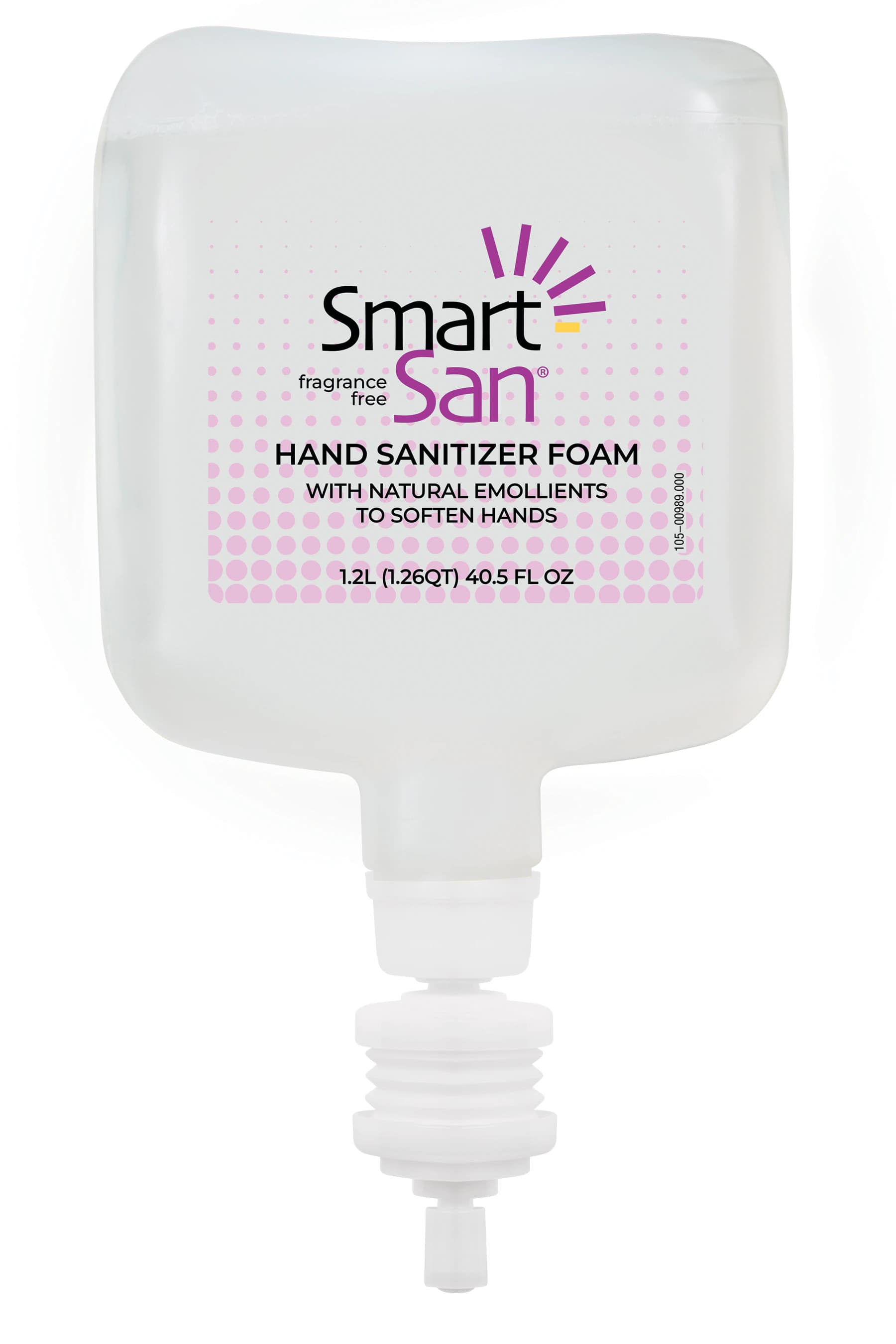 SmartSan Foam Sanitizer Refill, 1.2 Liter Cartridge, 74% Alcohol, Fragrance Free - SmartSan Foam Sanitizer Refill - Image 1