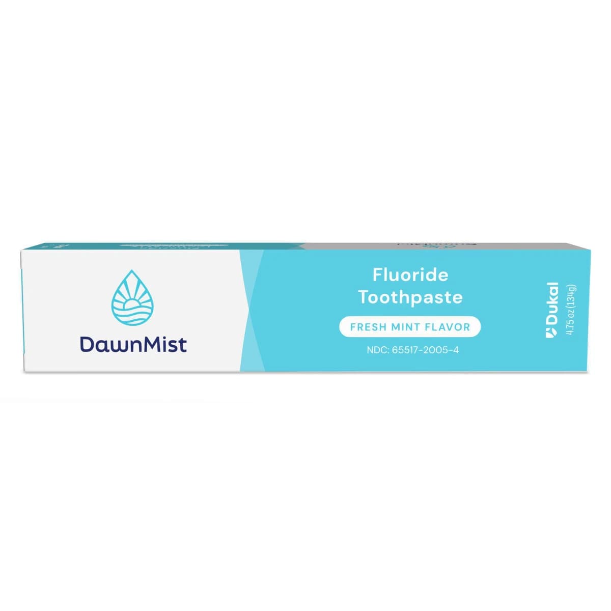 DawnMist Mint Toothpaste, Fluoride, 4.75 oz, 60/Case - DawnMist Toothpaste 4.75 oz - Image 1