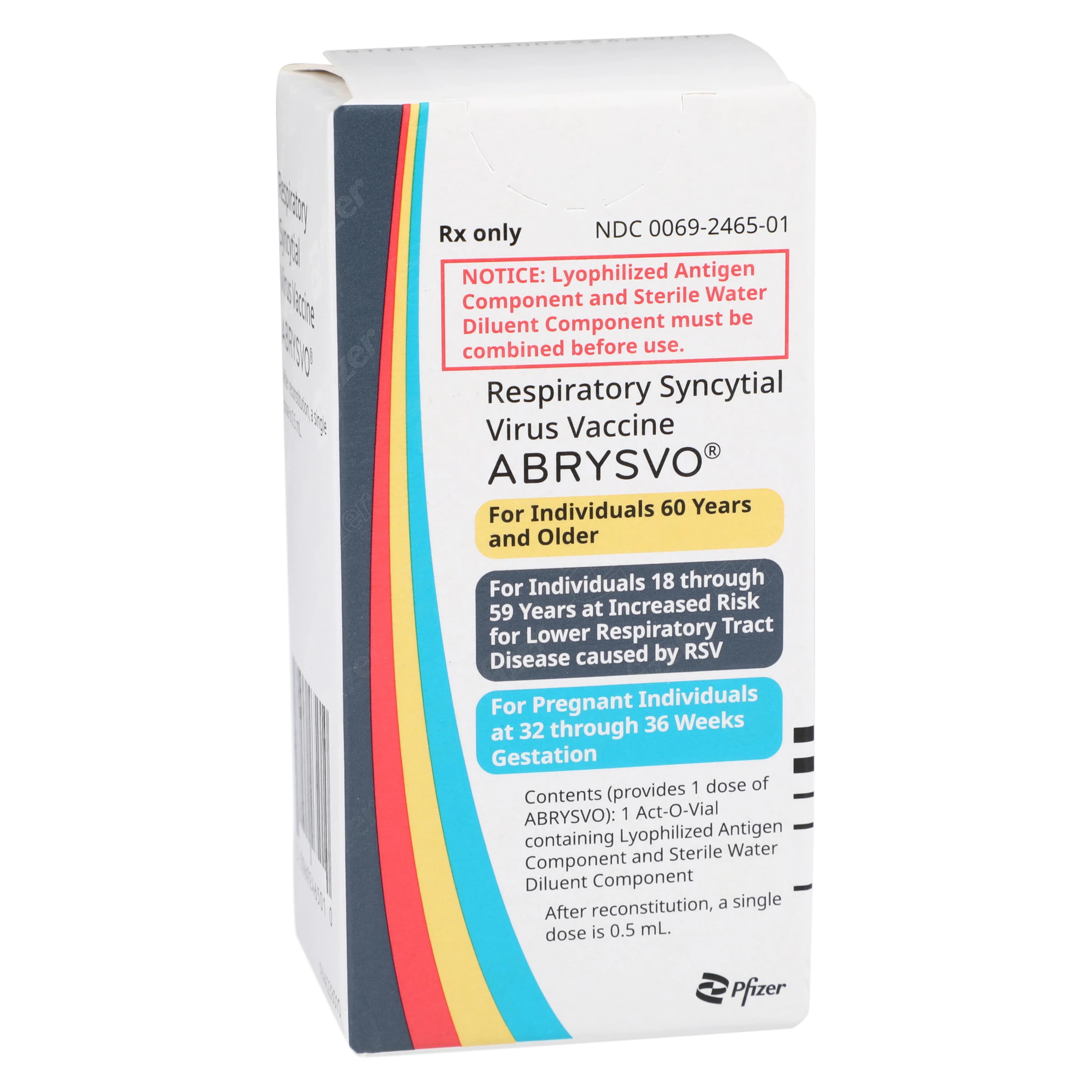Abrysvo (RSV Vaccine) Act-O-Vial Single-Dose Vial, Each - Abrysvo Act-O-Vial RSV - Image 1