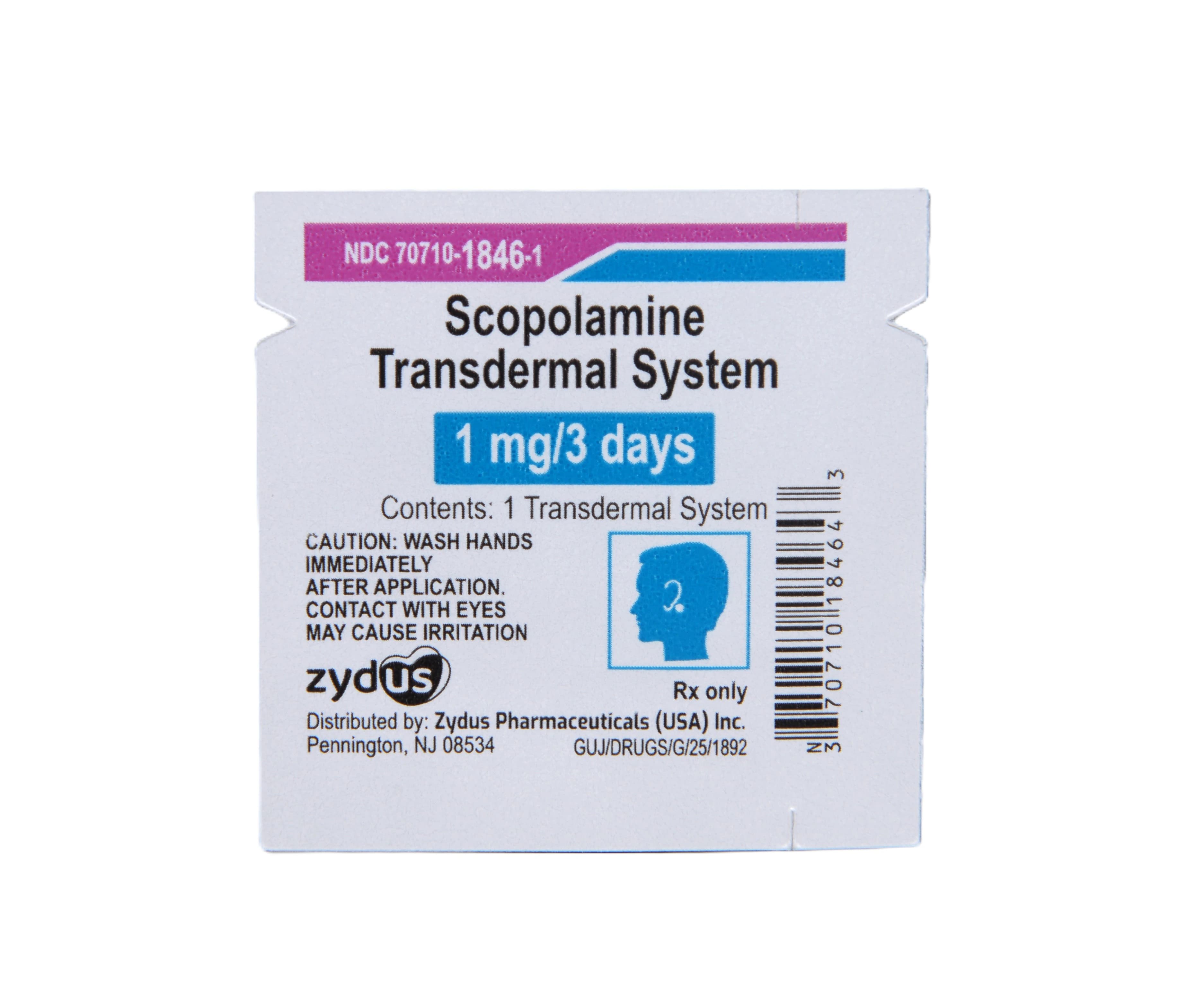 Scopolamine Transdermal System 1mg, 24/Carton - Scopolamine Transdermal System - Image 1