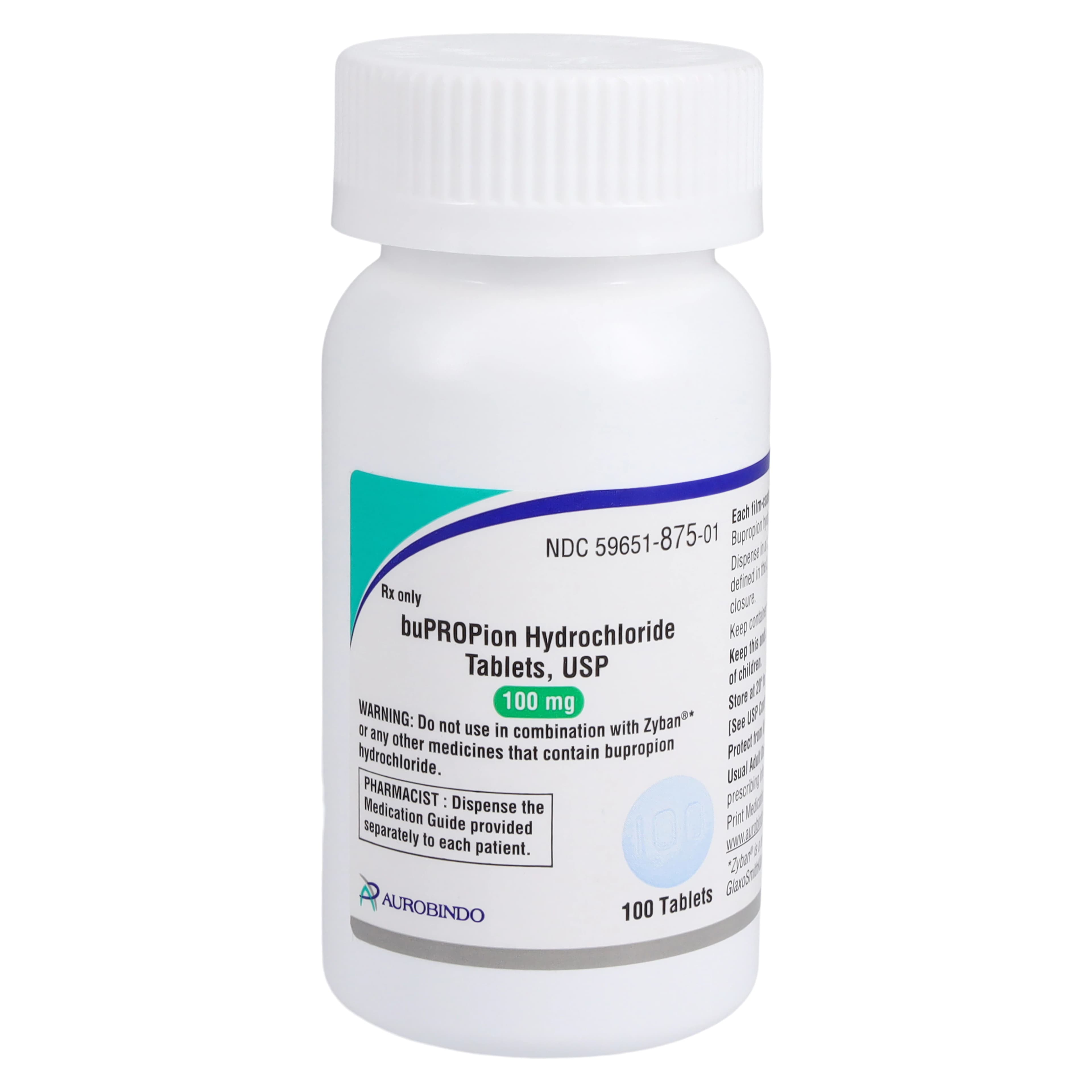 Bupropion HCl Tablets, 100mg, 100/Bottle, Lannett - Bupropion HCl Tablets - Image 1