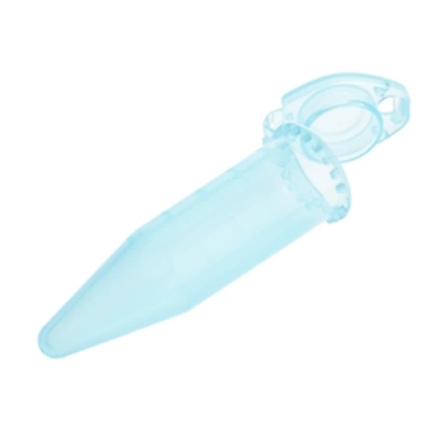 Celltreat Scientific Macro Centrifuge Tube, Polypropylene, 5mL, Blue Snap Cap, 100/Case - Macro Centrifuge Tube Snap Blu - Image 1
