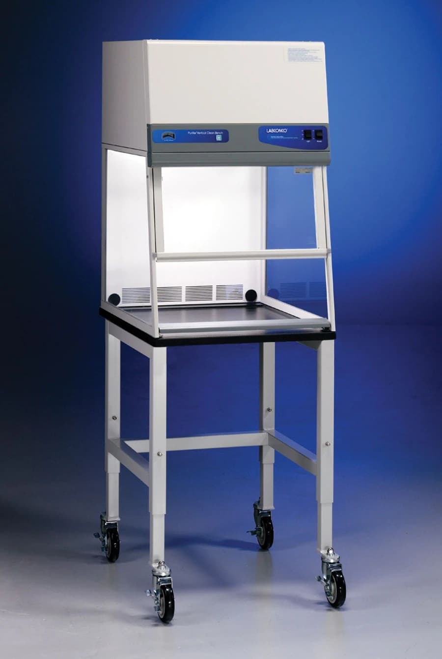 Labconco Purifier Vertical Clean Bench, 115V 60Hz, with UV and Airflow Monitor - Clean Bench Vertical Purifier - Image 1
