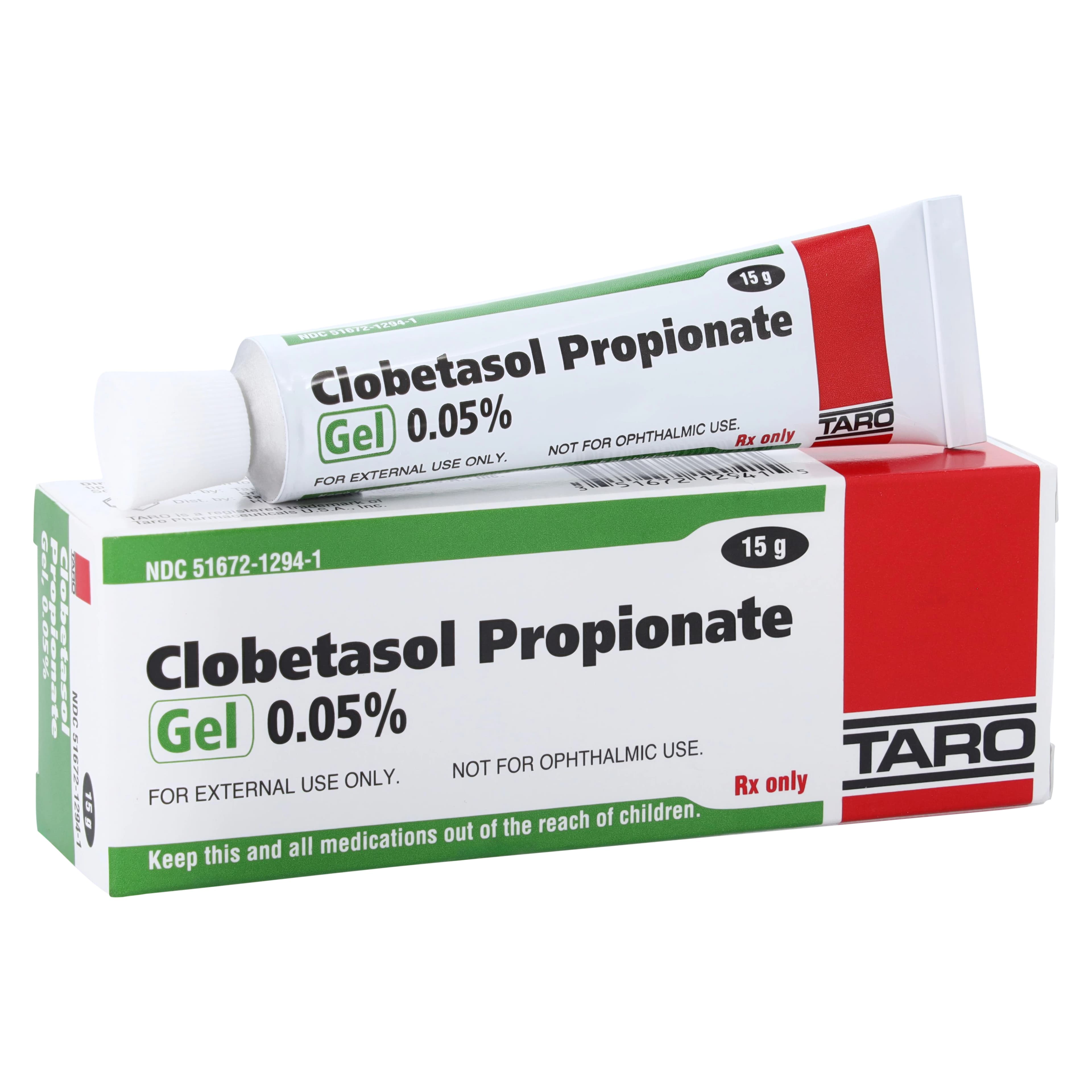 Clobetasol Propionate Topical Gel 0.05%, 15 g Tube, Sun Pharmaceutical - Clobetasol Propionate Gel - Image 1