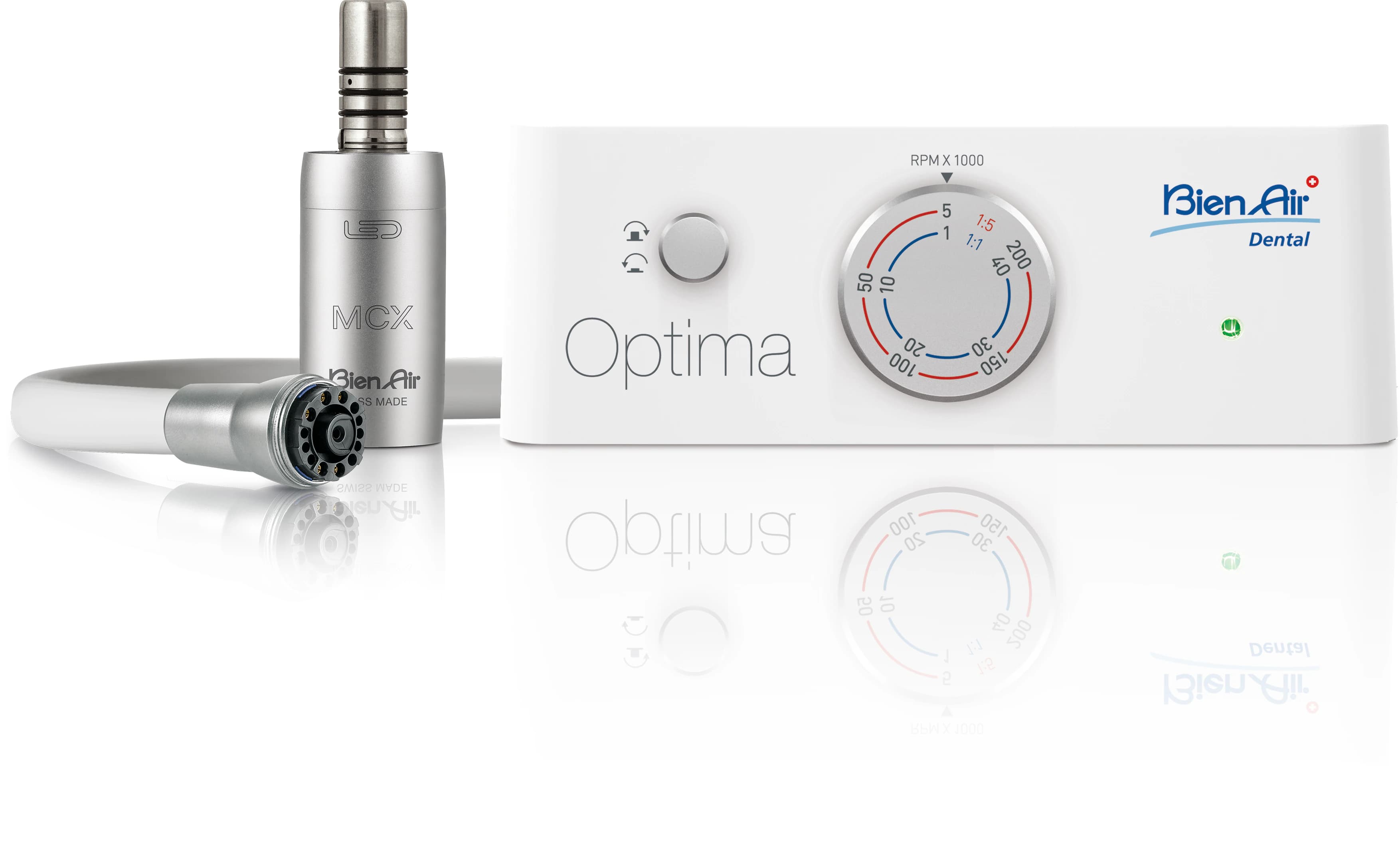 Bien Air Optima MCX LED System with Micromotor and Bracket - The Optima MCX LED System - Image 1