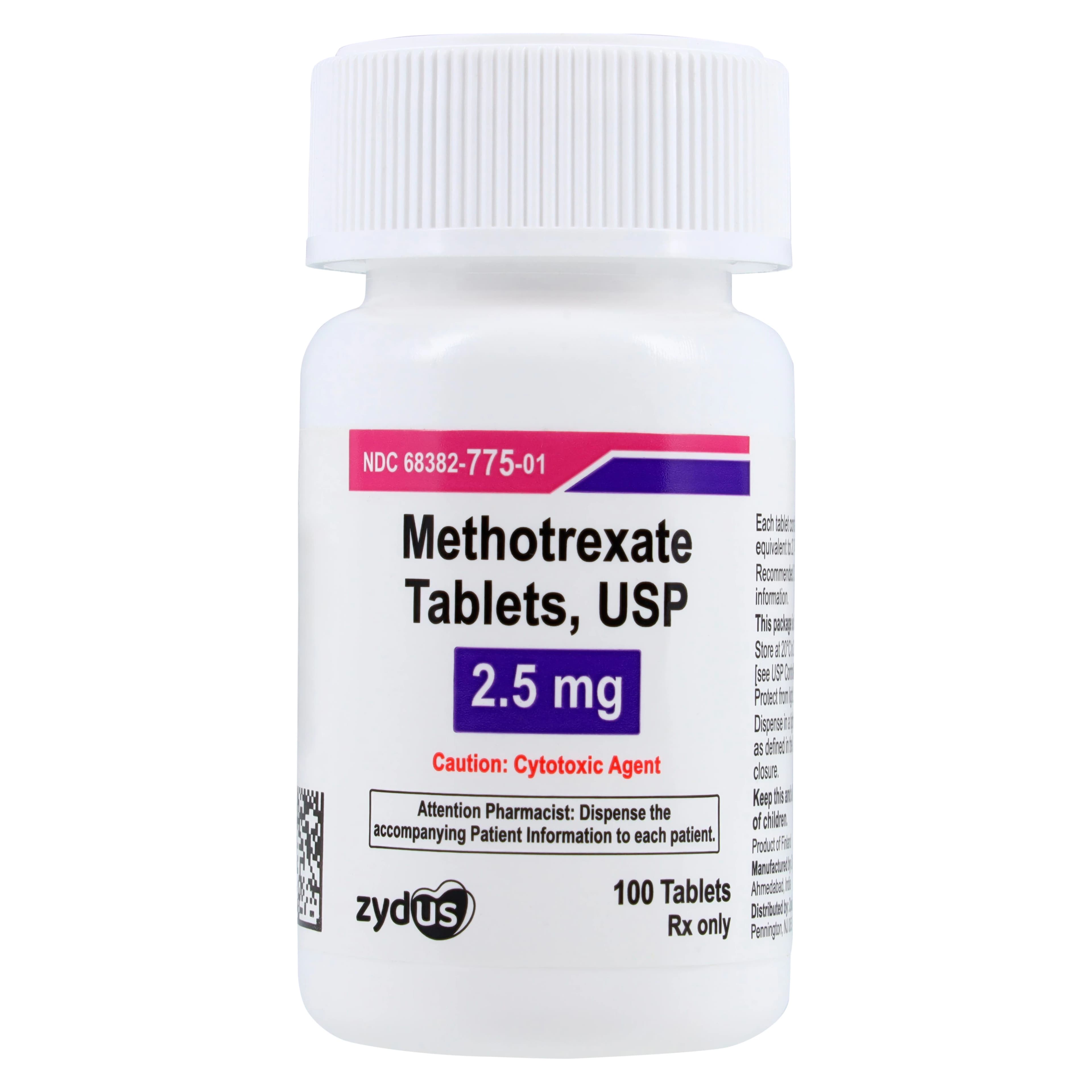 Methotrexate Sodium Tablets, 2.5mg, 100/Bottle - Methotrexate Sodium Tablets - Image 1