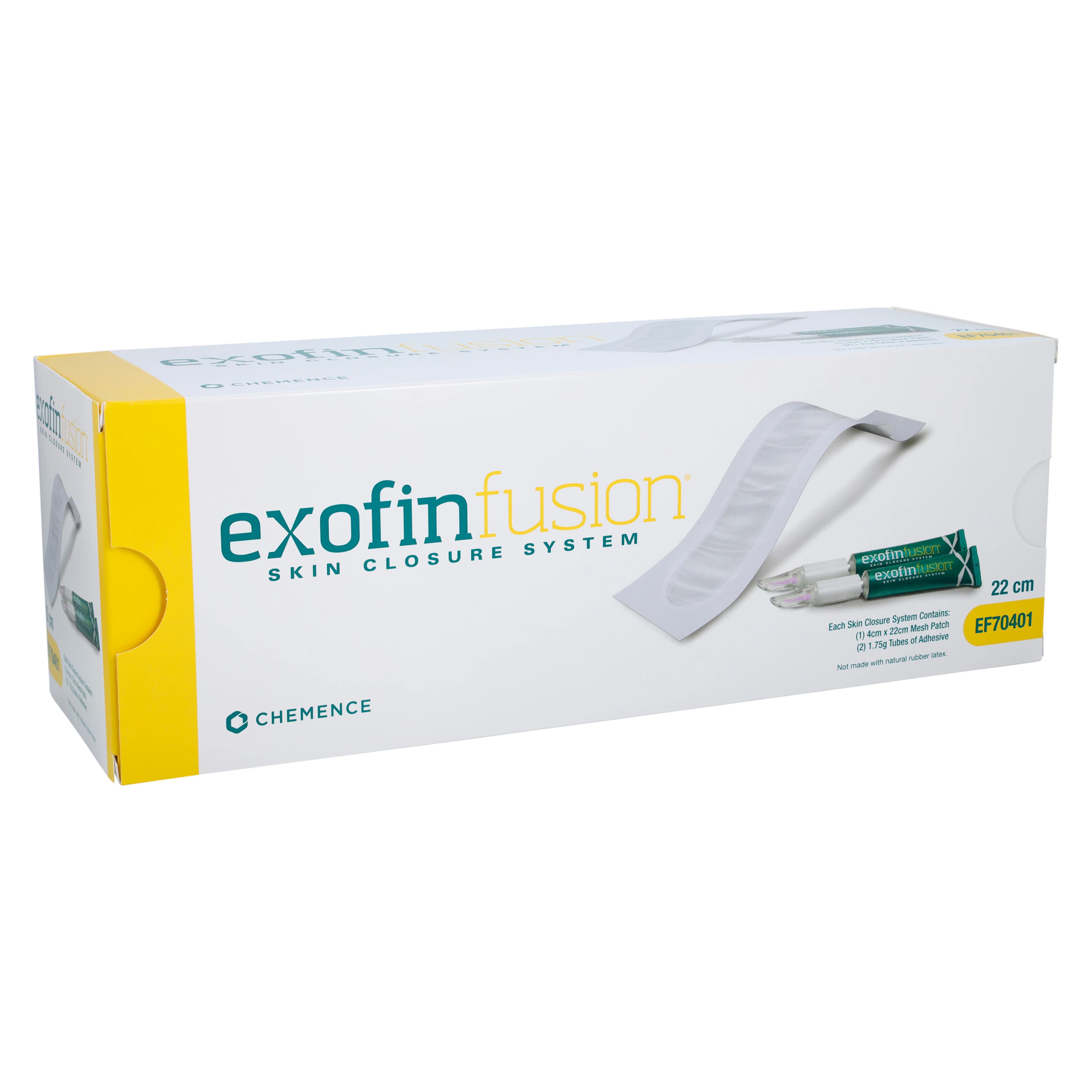 Exofin Fusion Skin Closure System, 2-Octyl Cyanoacrylate/Mesh, 1.75g, Violet, 2/Box - Skin Closure Exofin Fusion - Image 1