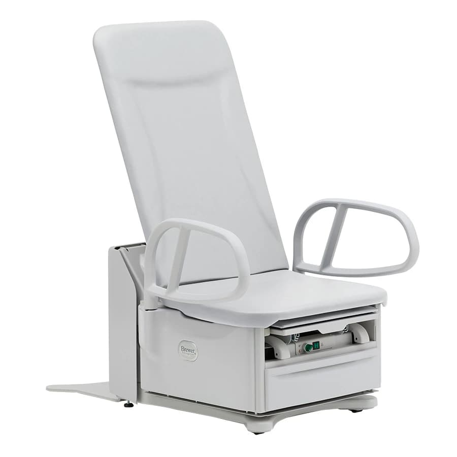 Brewer FLEX5800 High-Low PLUS Power Exam Table, 17" ADA, New Flannel Upholstery, 700 lb Capacity - Flex5800 Pls H/L Pwr 17" ADA - Image 1