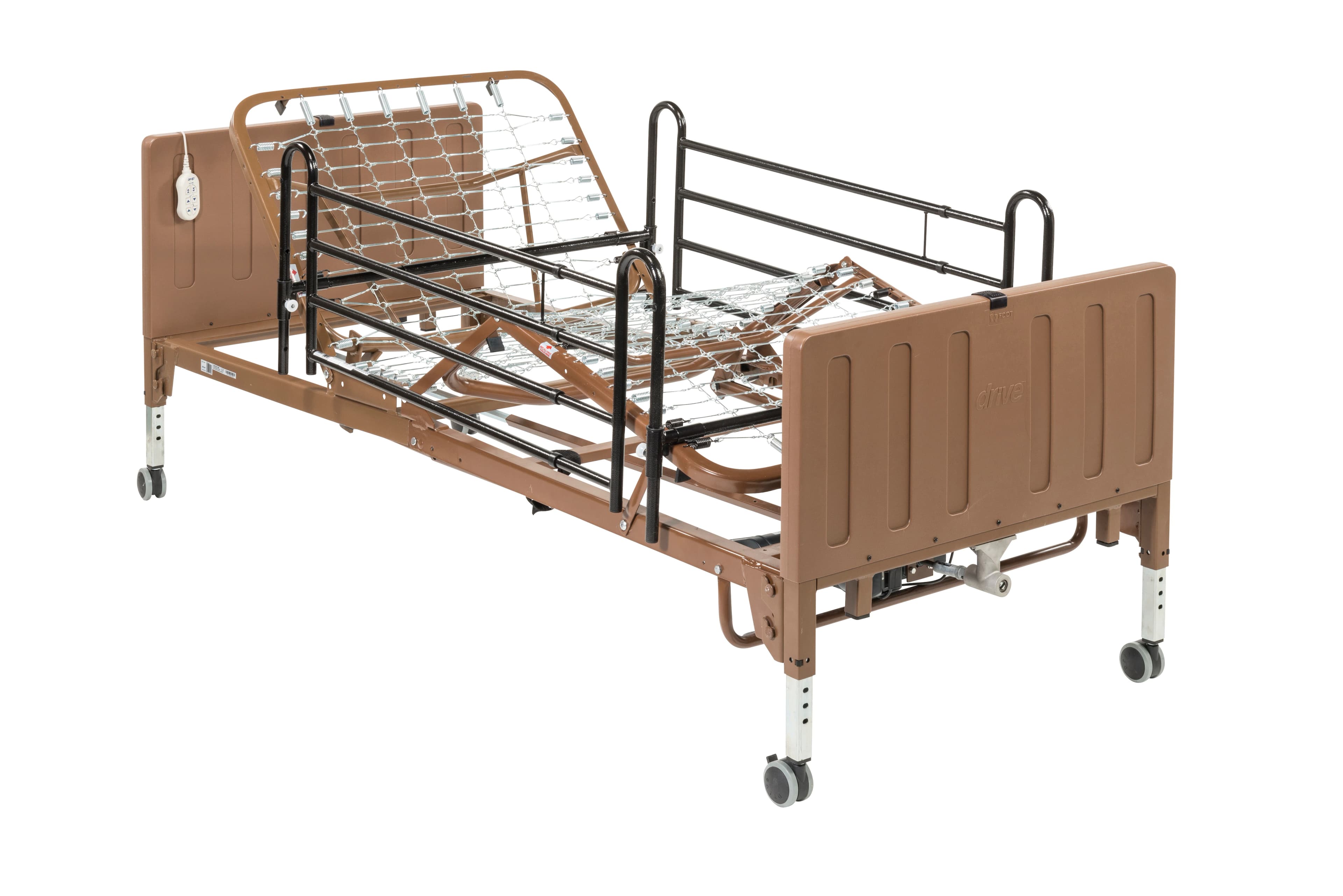 Drive Medical Designs Full Electric Low Height Bed with Full Rails - Bed Full Electric Low Height w - Image 1