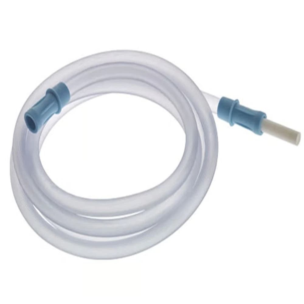 AMSure Suction Tubing, 1/4" x 100', Non-Sterile, with Molded Female Connectors and Male Adapter, 1/Case - Suction Tubing AMSure 1/4" - Image 1