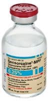 Sensorcaine MPF w/Epinephrine Injection 0.25% 1:200,000, Preservative Free, Single-Dose Vial 30mL, 25/Package - Sensorcaine w/Epi SDV 30mL PF - Image 1