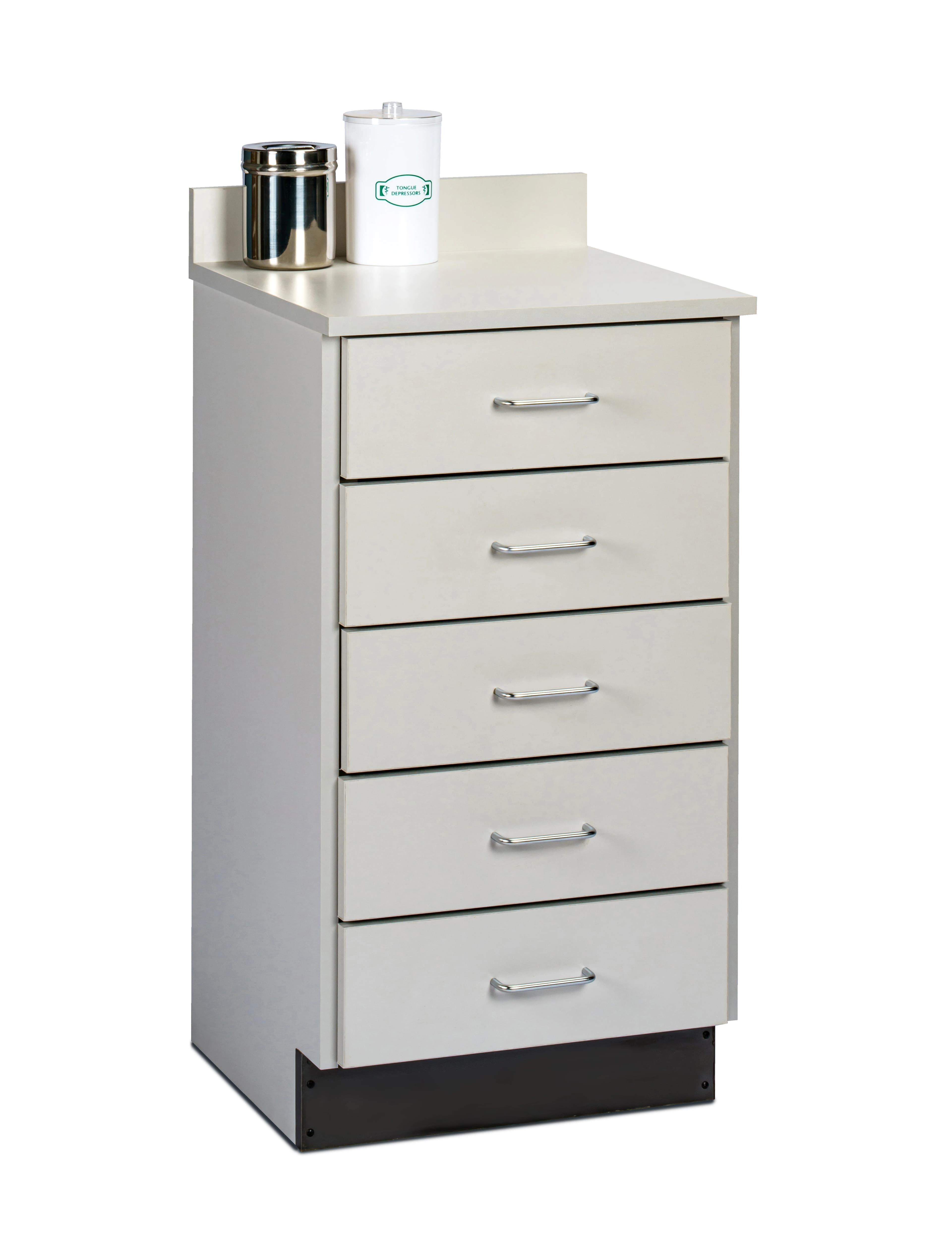 Clinton Industries Treatment Cabinet, 18" Wide, 5 Drawers, Laminate Finish - Cabinet Treatment 18" w/5 Draw - Image 1