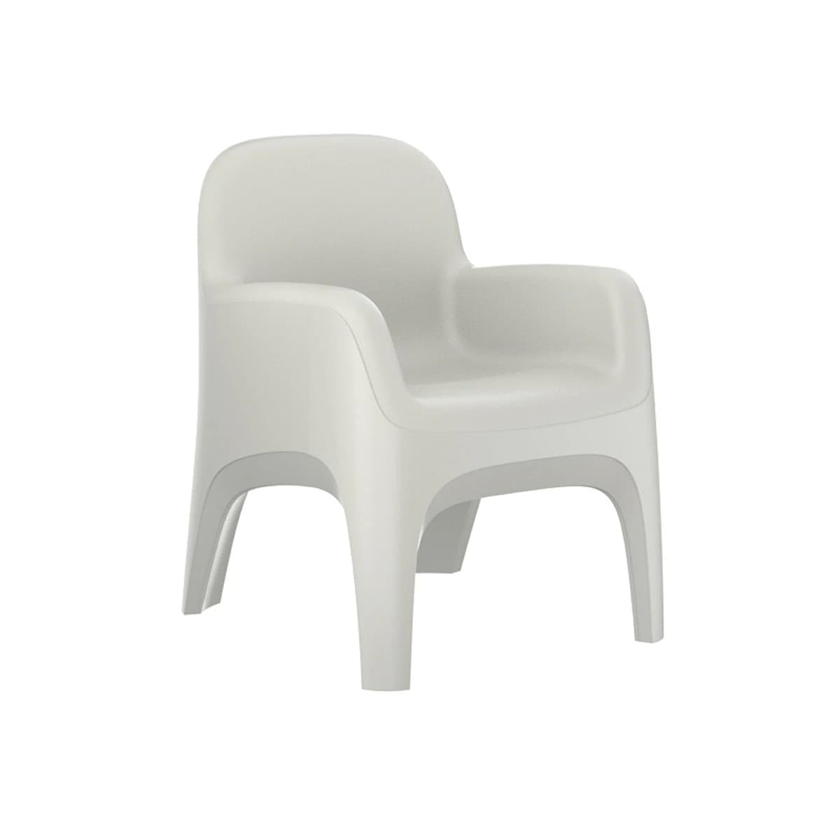 Cortech Endurance Crew Chair with Arms, Polyethylene, Stone Gray - Endurance Crew Chair w/Arms - Image 1