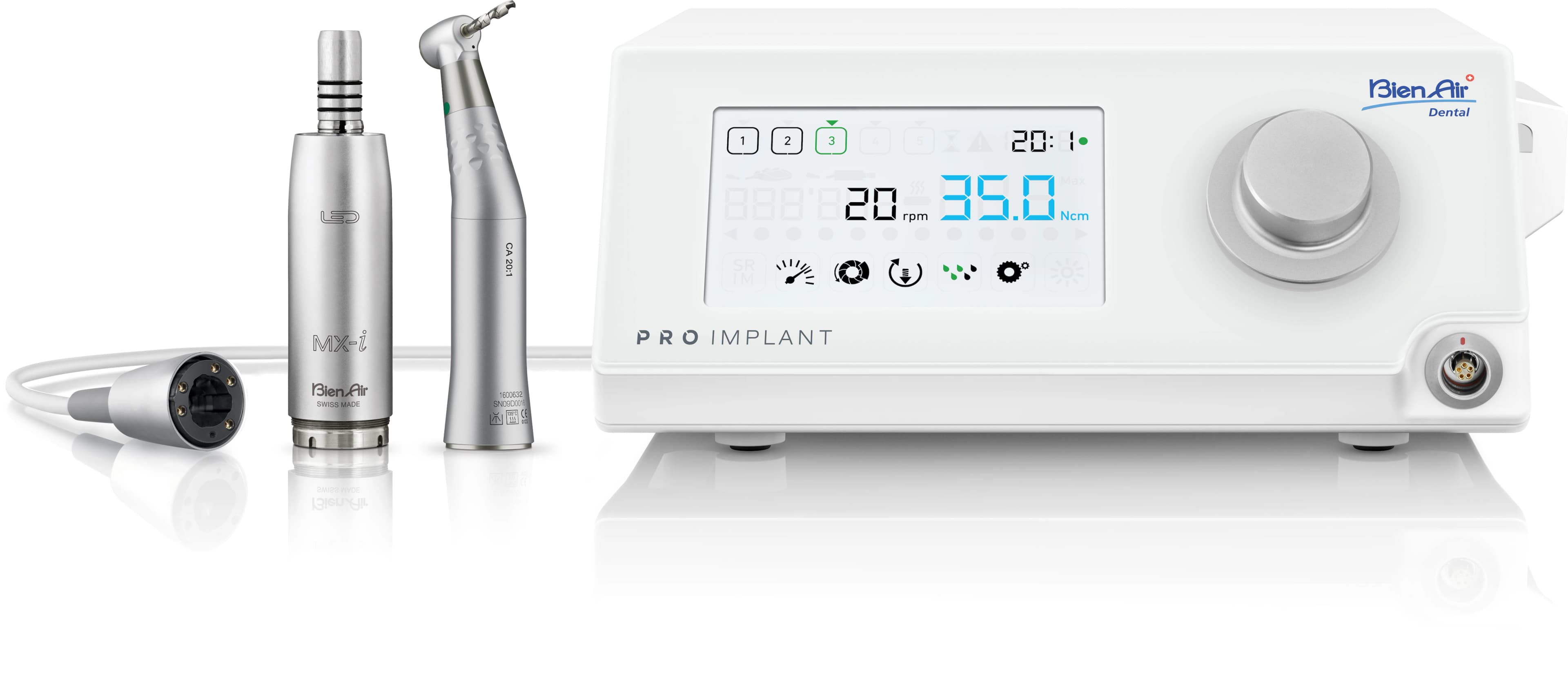 Bien Air ProImplant 3rd Generation Surgical Unit without Light, MX-i LED Micromotor, 20:1 Reduction, 70 Ncm Torque - ProImplant 3rd Gen without Light - Image 1