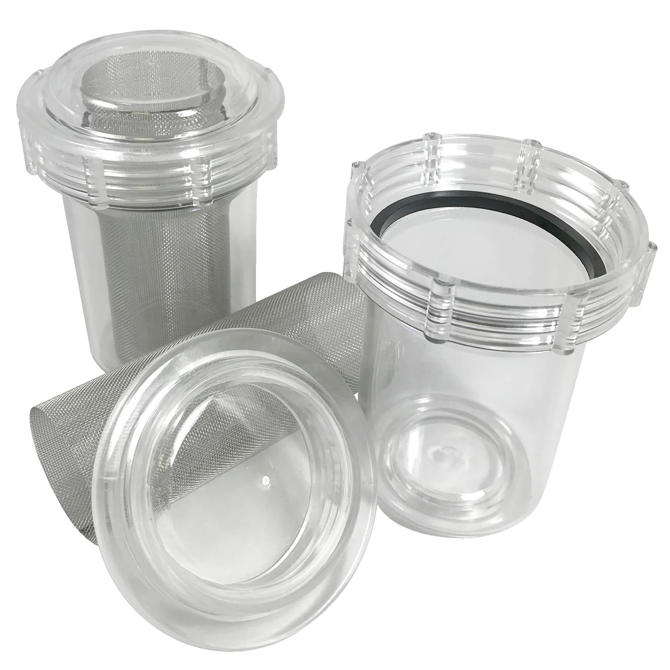 Unipack Evac Canisters 82200 with Mesh, 2-3/4 in x 3-5/8 in, 12/Box - Evac Canisters 82200 w/Mesh - Image 1