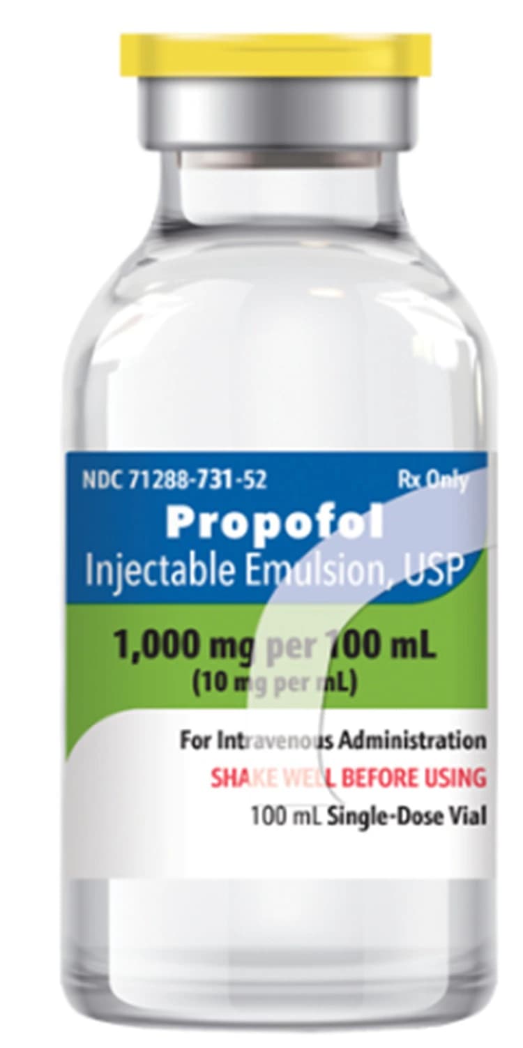 Propofol Injection SDV 10mg/mL, 100mL, 10/Package - Propofol Inj SDV 100mL - Image 1
