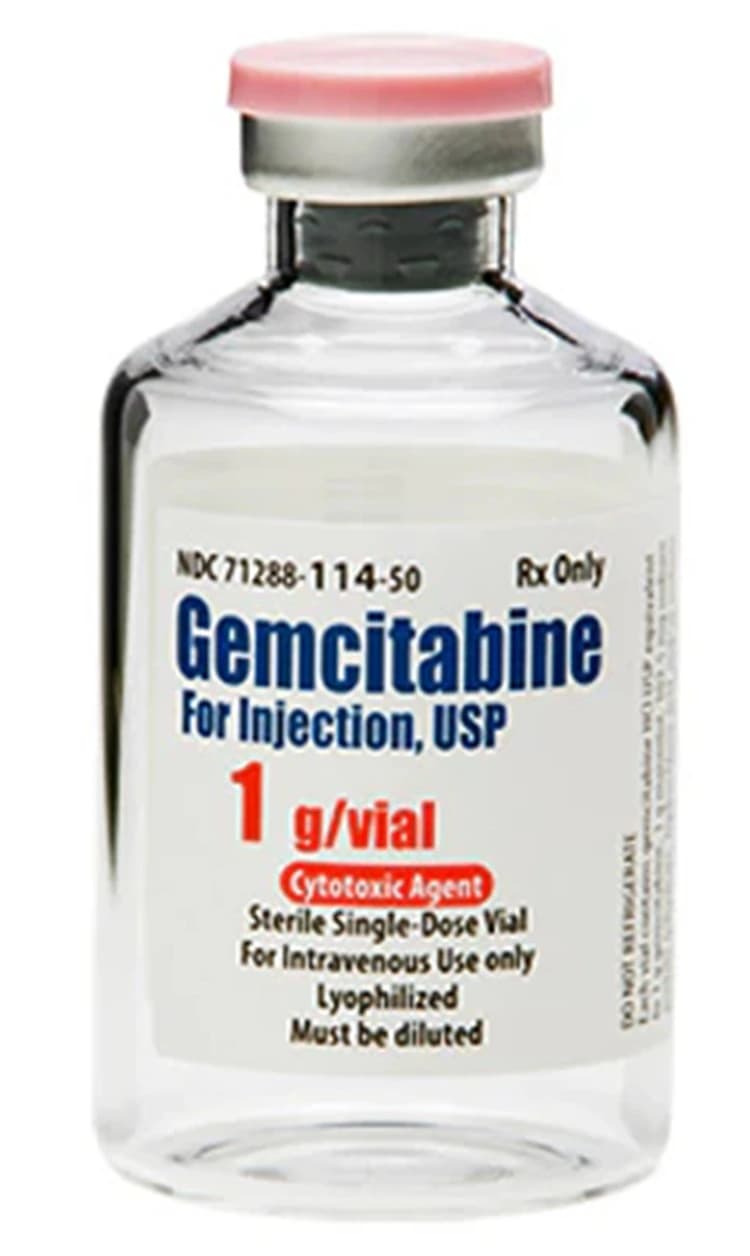 Gemcitabine HCl Powder for Injection, 1 g/vial, Single-Dose Vial, 50 mL, Meitheal Pharmaceuticals - Gemcitabine HCl Lyoph Inj SDV - Image 1