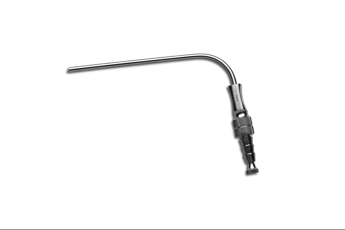 Ferguson Frazier Suction Tube, 4", Stainless Steel, Straight Angled, Non-Sterile, Reusable, Each - Suction Tube Ferg Fraz Str Ang - Image 1