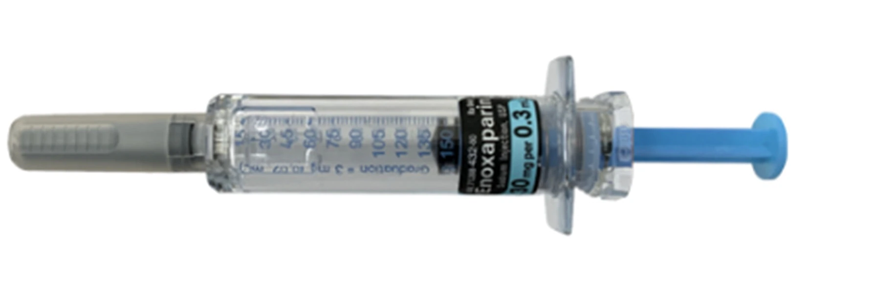 Enoxaparin Sodium Injection 30mg/0.3mL Prefilled Syringe, 0.3mL, 10/Package - Enoxaparin Sodium Inj Syringe - Image 1