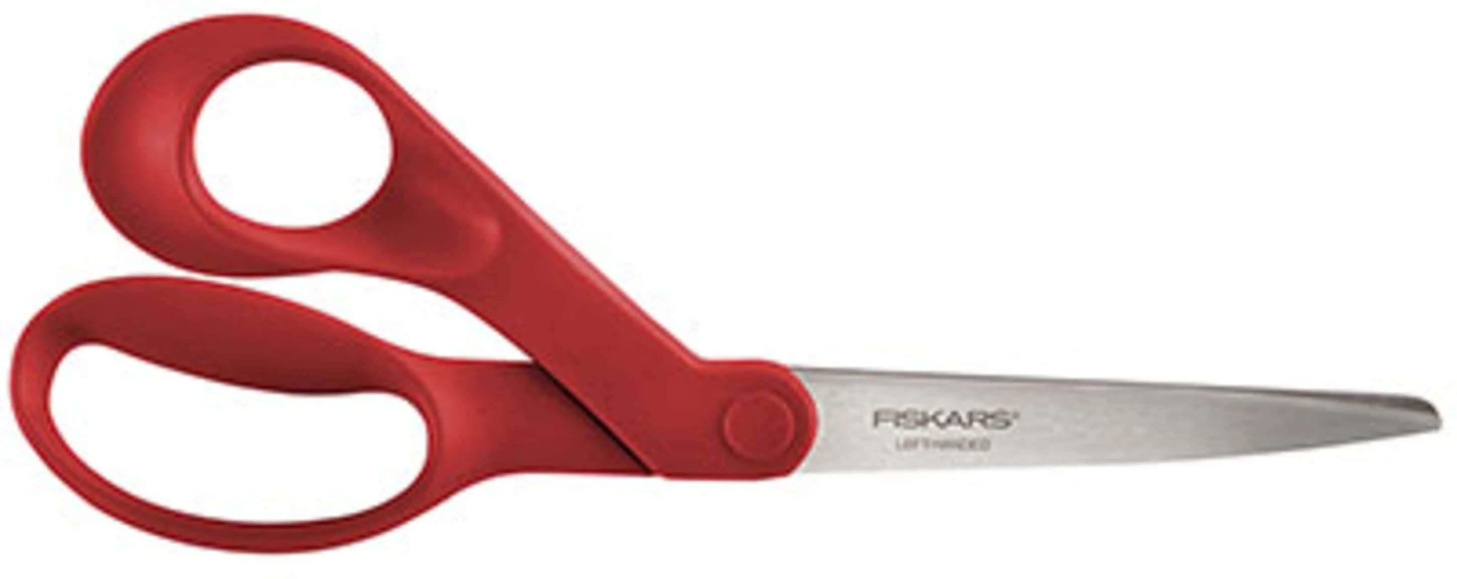 Fiskars Left-Hand Bent Scissors, Premier Splinting, 8 inch - Left-Hand Bent Scissors - Image 1
