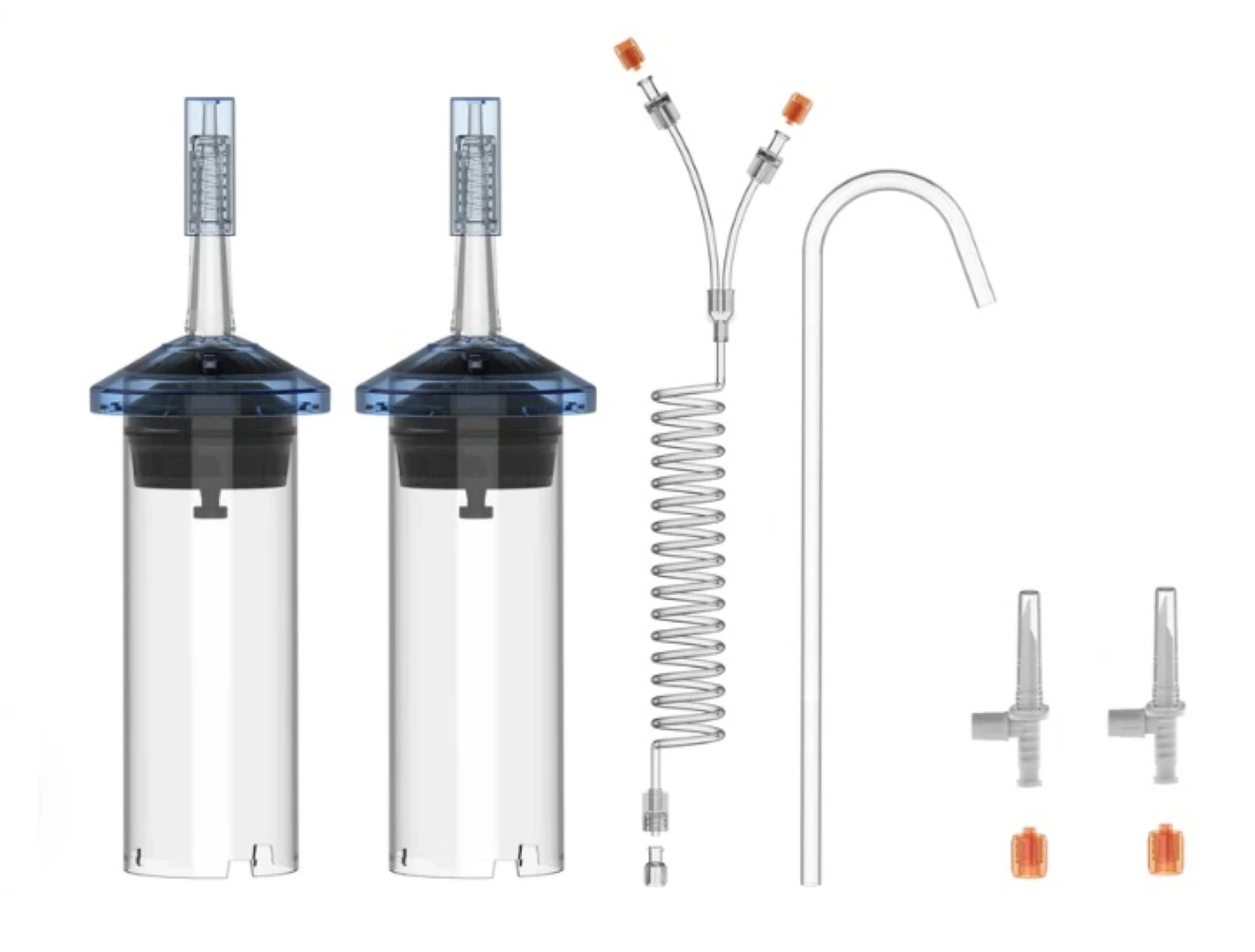 Antmed Syringe Kit Dual CT with Tube, 20/Case - Syringe Kit Dual CT w/Tube - Image 1