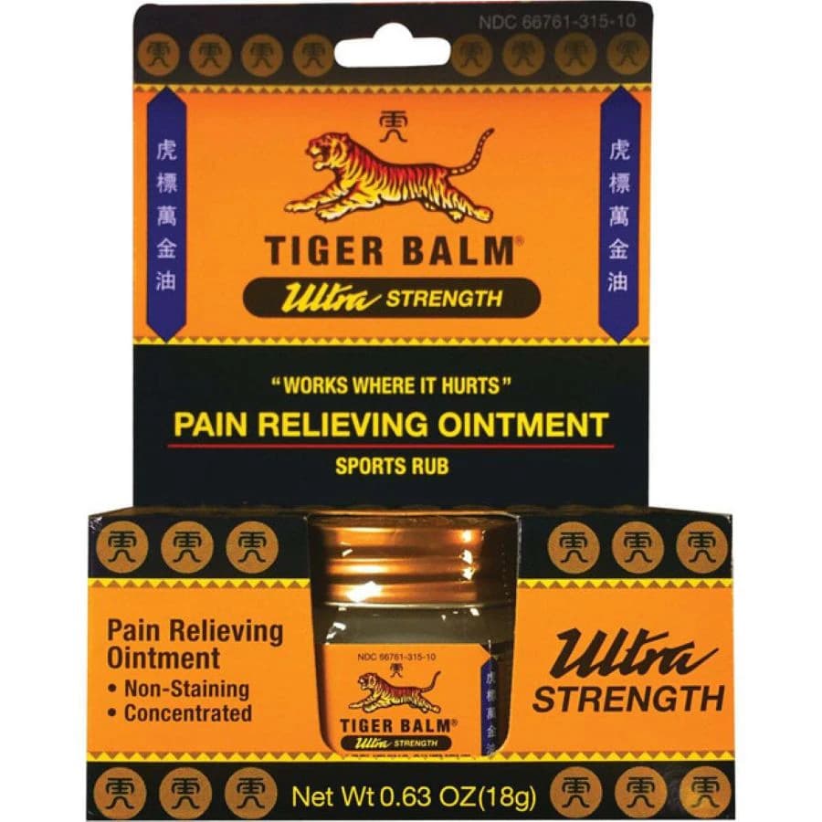Tiger Balm Ointment, Ultra Strength, 18g Jar - Tiger Balm Ointment - Image 1