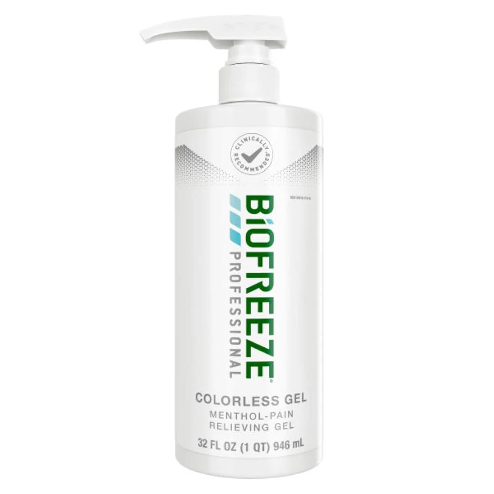 Biofreeze Professional Topical Analgesic Gel, Colorless, 32 oz Pump Bottle - Biofreeze Pro Colrlss Gel Pump - Image 1