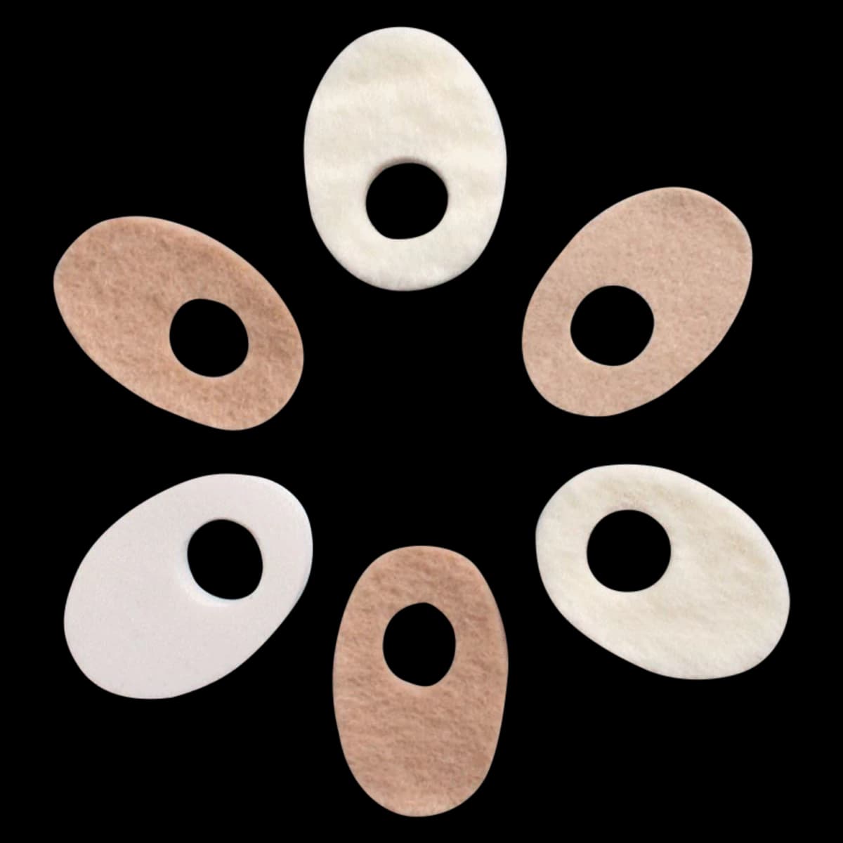 Pedi-Pads Orthopedic Pad Foot Felt #101, 1/16" Thick - Pedi-Pads 1/16 Felt - Image 1