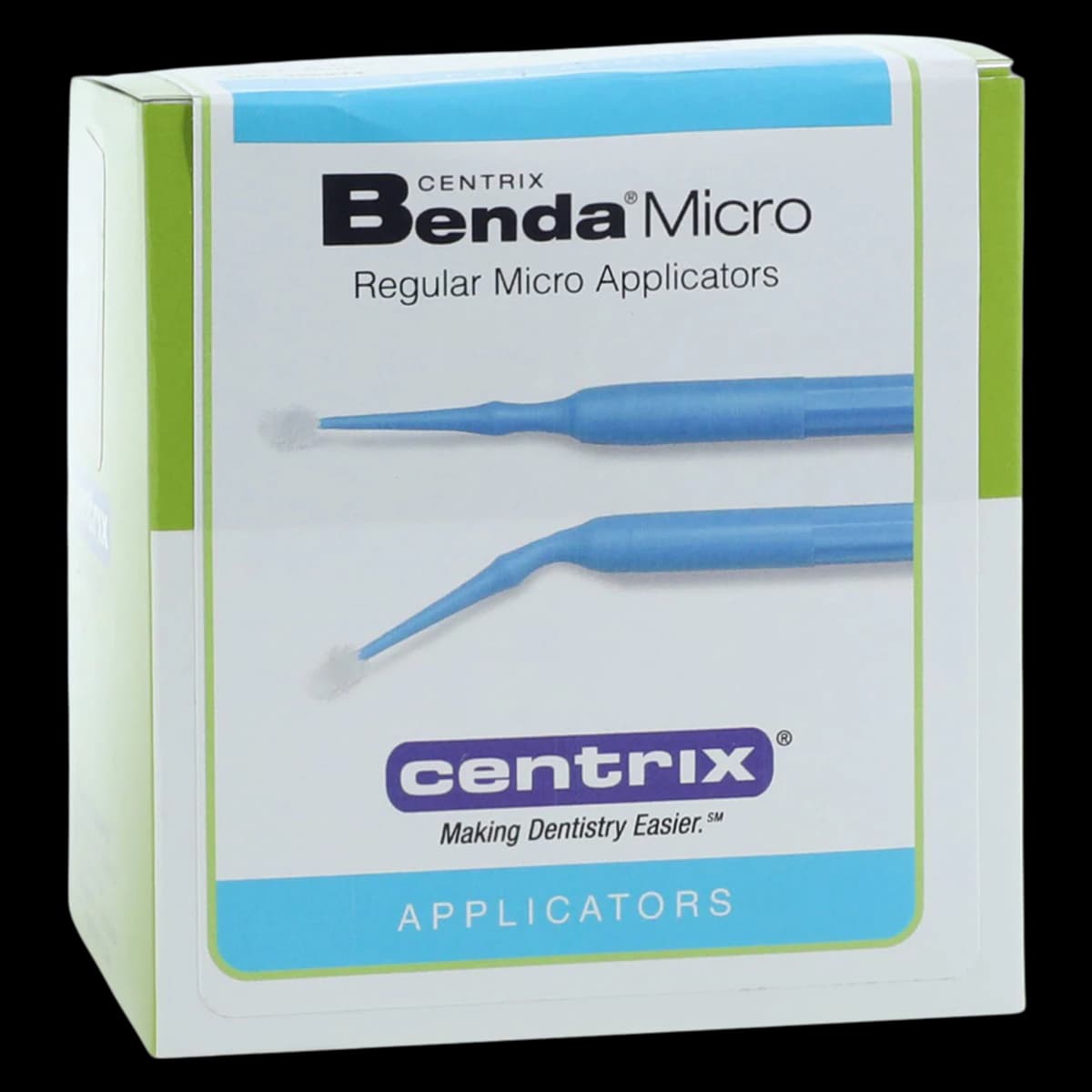 Benda Micro Applicators, Regular Point, 2.0 mm, Blue, Single-Ended, 576/Pkg, 380014 - Benda® Micro Applicators Blue Pack of 576 - Image 1