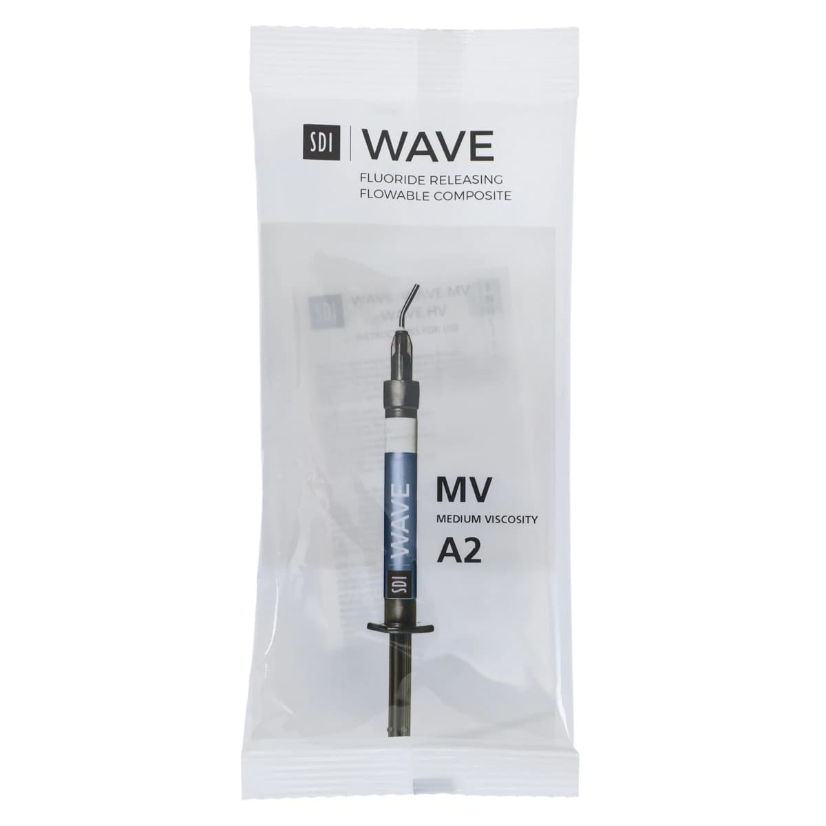 SDI Wave MV Nanofilled Flowable Composite, Light-Cure, Syringe Refill, Medium Viscosity, Shade A2, 1 g Syringe with 5 Tips, 1/Pk, 8310203 - Wave Nanofilled Flowable Composite, Light-Cure, Syringe Refill, Medium Viscosity, 1 g, A2, 1/Pk, 8310203 - Image 1