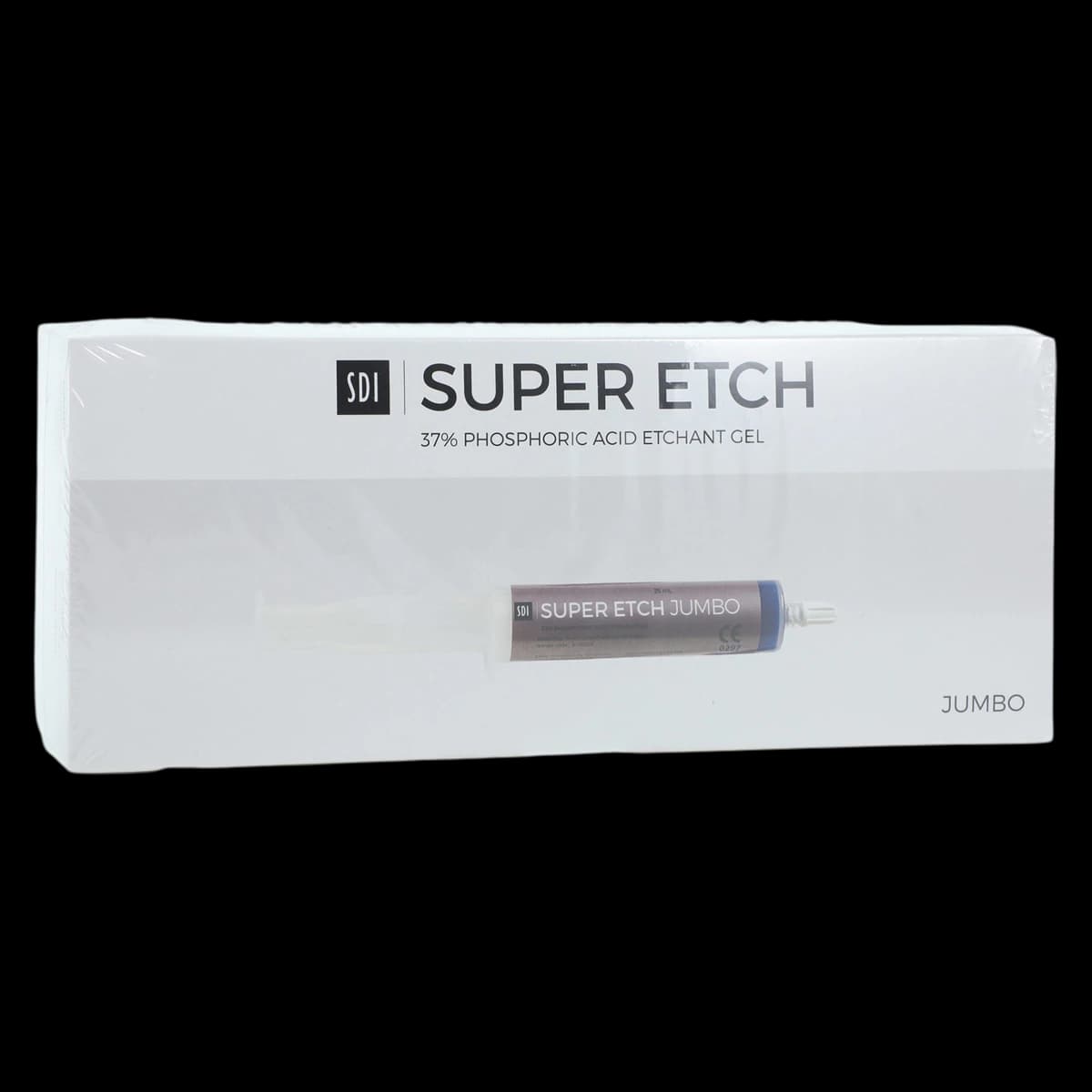 Super Etch Etching Gel, 37% Phosphoric Acid, Jumbo Syringe, 25 ml, High Viscosity, Blue, 2/Pk, 8100059 - Super Etch Etching Gel, 37% Phosphoric Acid, Jumbo Syringe, 25 ml, High Viscosity, Blue, 2/Pk, 8100059 - Image 1