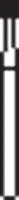 NeoDiamond® FG Diamond Bur, Round #801 (0118M), Medium Grit, Blue Ring, 1.8 mm Diameter, 1.6 mm Length, 25/Pkg - NeoDiamond® Crown/Bridge & Operative Diamond Burs – FG, Round, # 801, 25/Pkg - Medium, Blue, 1.8 mm Diameter, 1.6 mm Length - Image 1