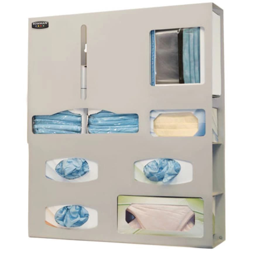 Marketlab Dispenser Protection System, Beige, Each - Dispenser Protection Sys Org - Image 1