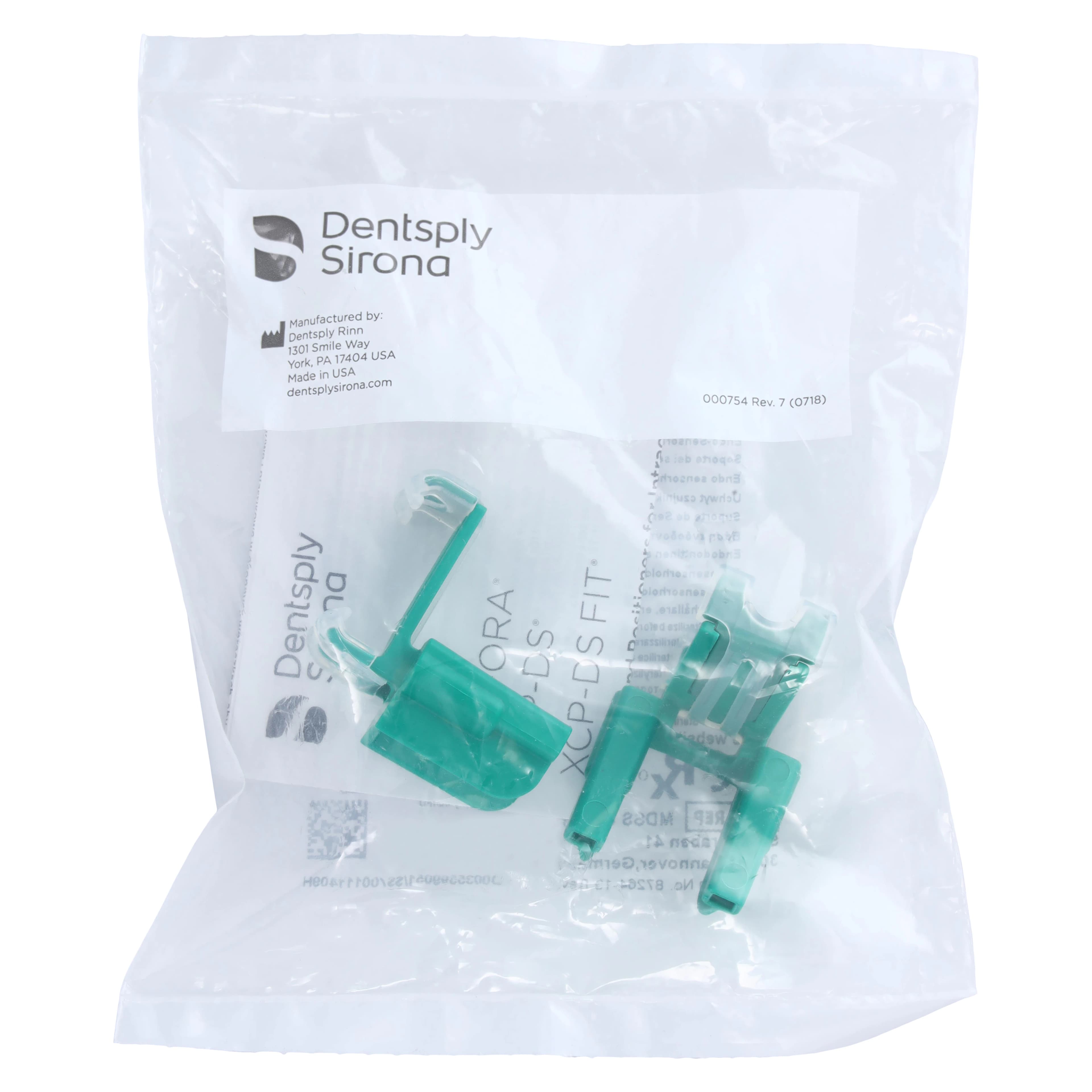 XCP-DS FIT Endodontic Biteblock Refill, Green, 2/Pkg, 559905 - XCP-DS® FIT™ Universal Sensor Positioning System – Biteblock Refill, 2/Pkg - Endo - Image 1