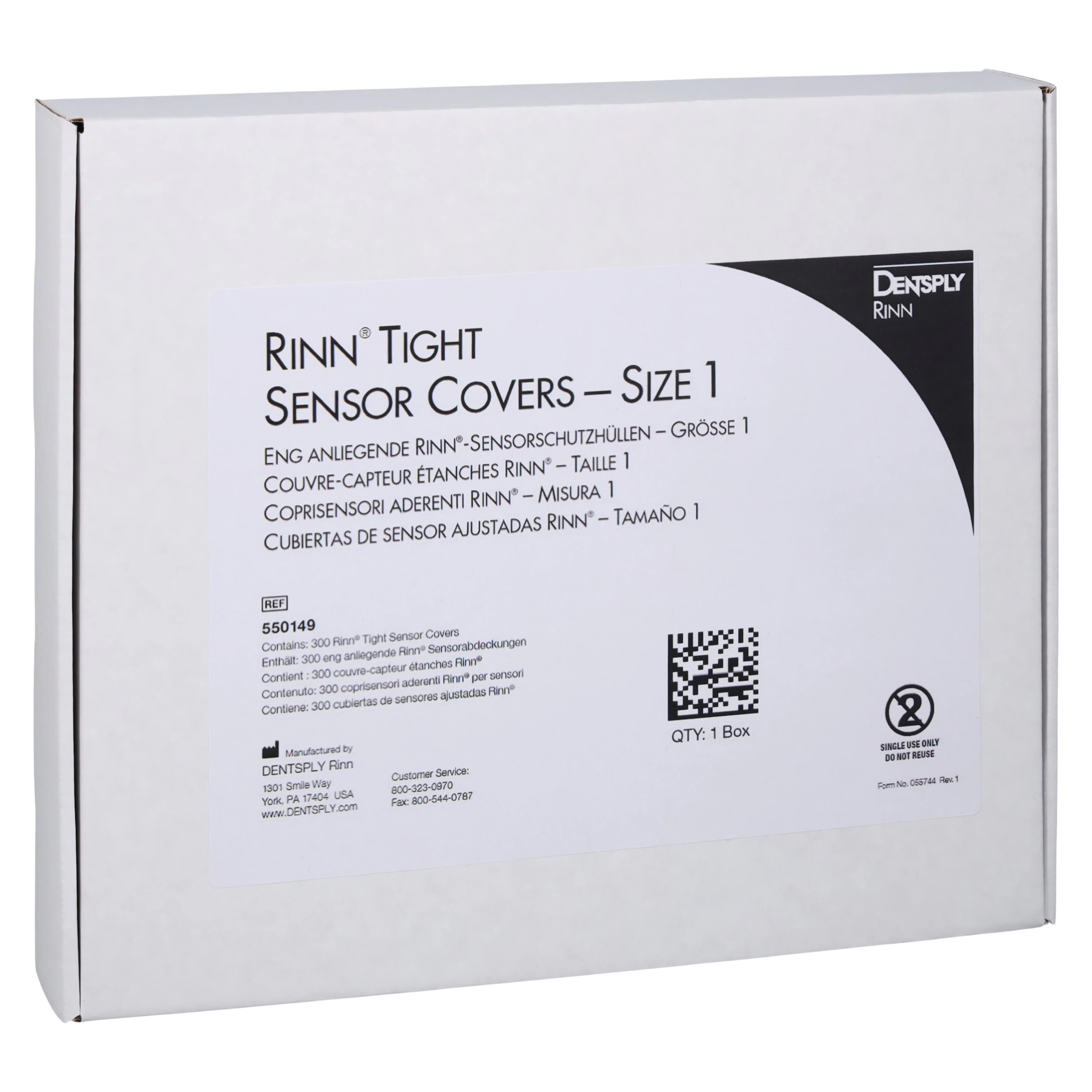 Rinn Tight Sensor Covers, Size 1, 300/Box, 550149 - Tight Sensor Covers Size 1 Box of 300 - Image 1