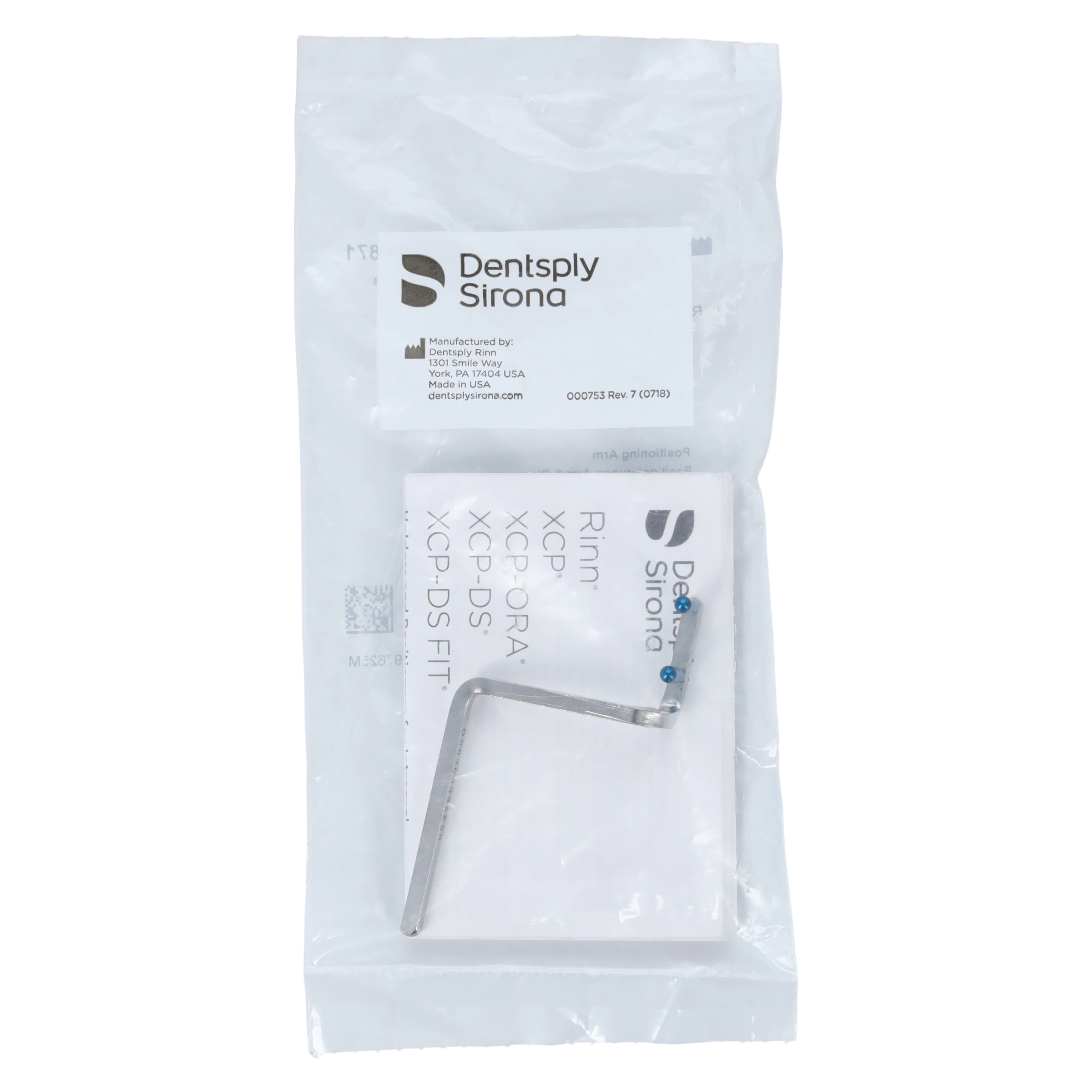 XCP Short Indicator Arm Anterior, Blue, 54-0871 - XCP Short Indicator Arm Anterior, 540871 - Image 1