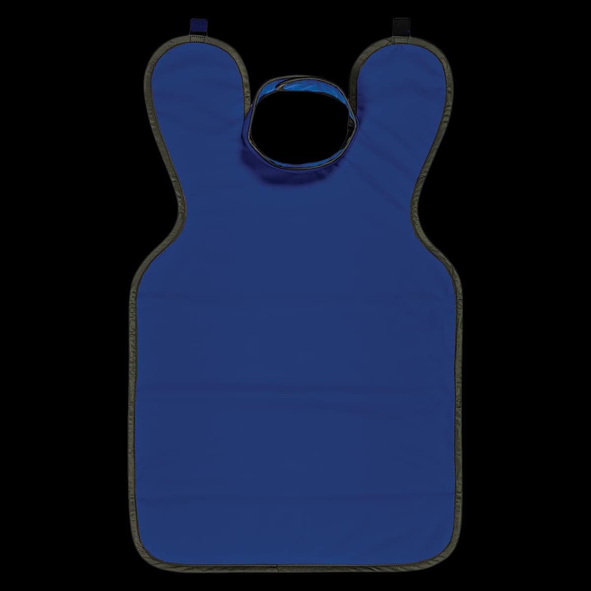 Soothe-Guard Lead-Lined X-Ray Apron with Collar, 0.35 mm Lead Equivalency, Adult Universal, Royal Blue, 662205000 - Soothe-Guard Lead-Lined Aprons, Adult Apron with Collar, .35 mm, Royal Blue, 662205000 - Image 1