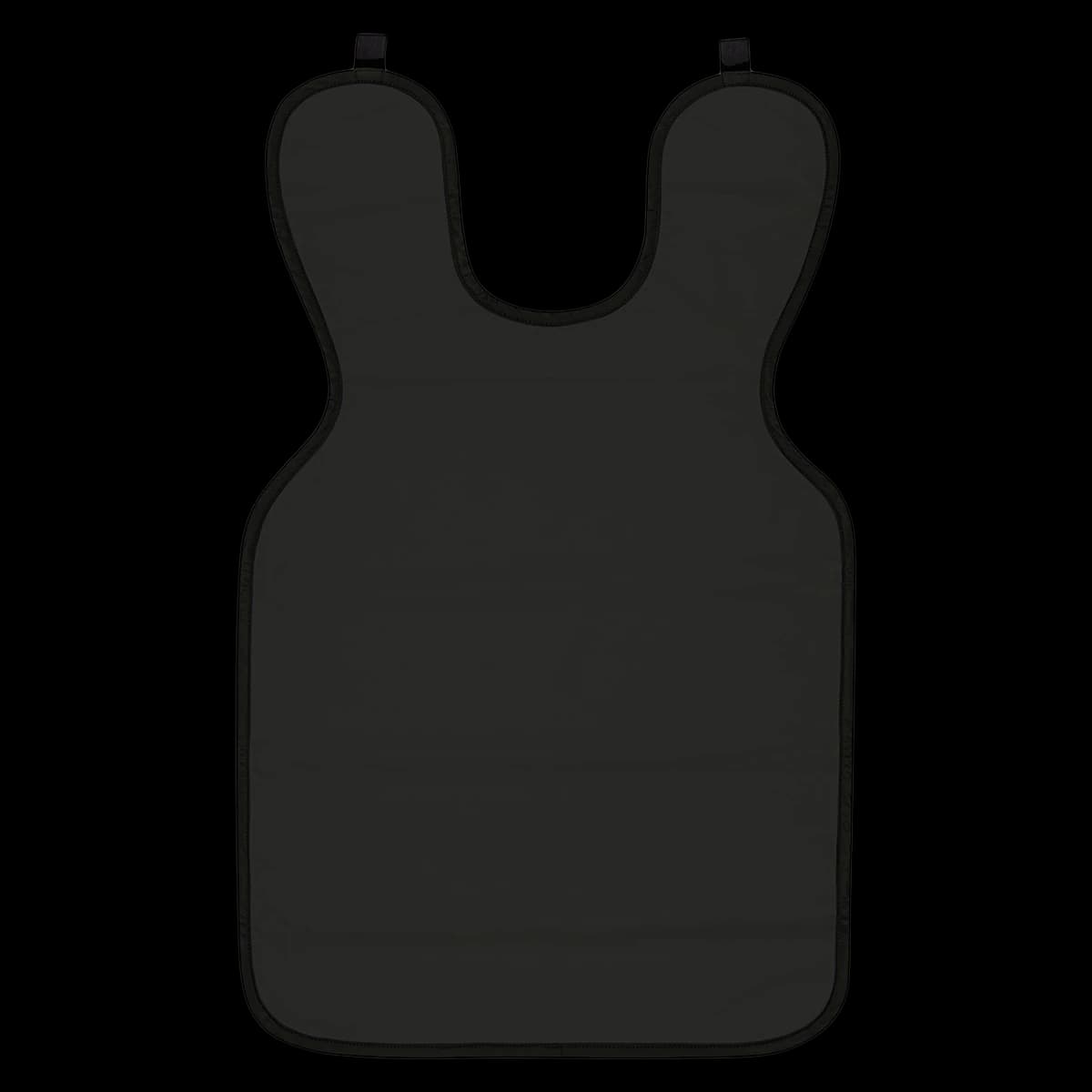 Soothe-Guard Air Lead-Free X-Ray Apron, Adult Without Collar, 0.35 mm Lead Equivalency, Charcoal, 862304902 - Soothe-Guard Air Lead-Free Aprons, Adult Apron w/o Collar, .35 mm, Black, 862304902 - Image 1