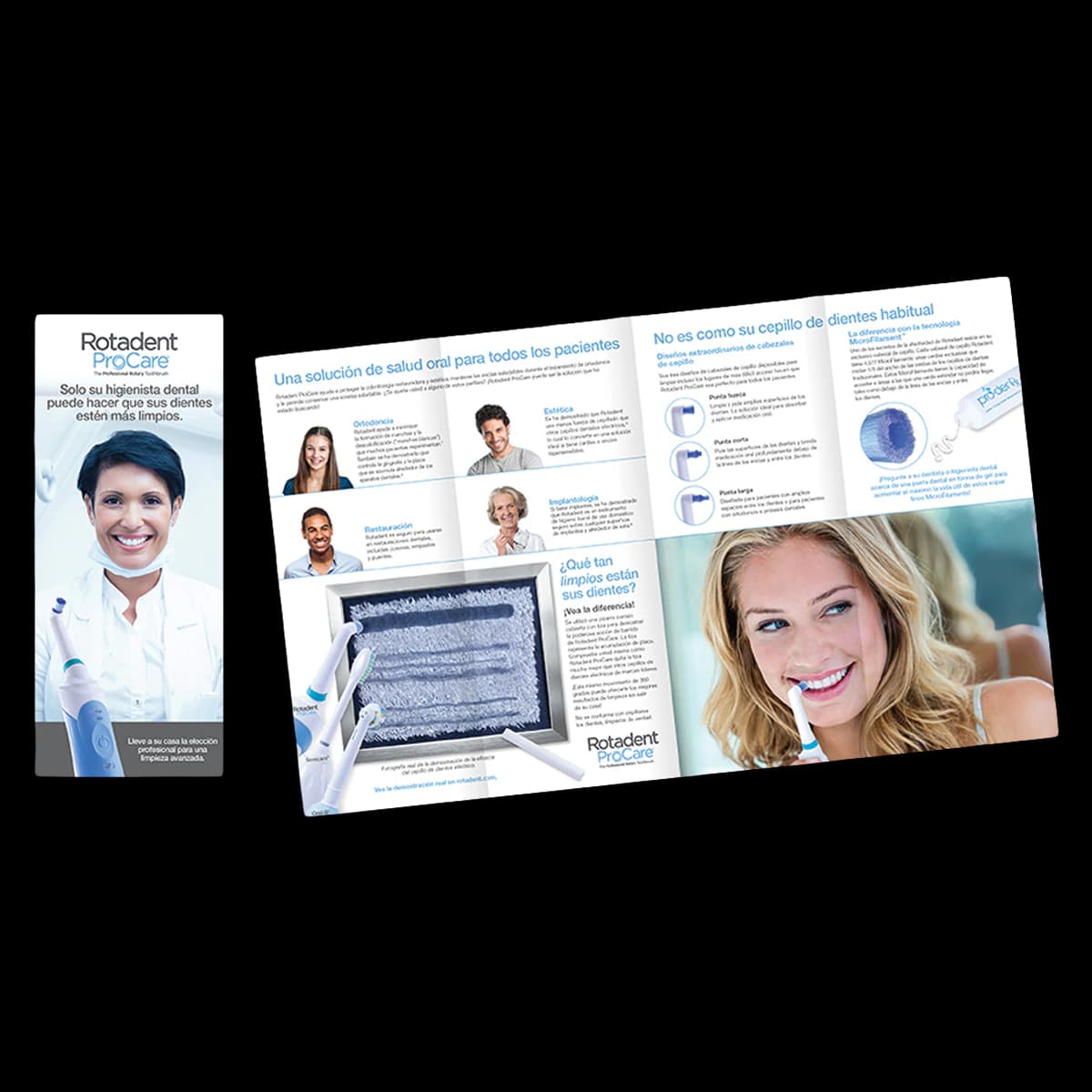 Rotadent ProCare Patient Brochure, Spanish Language, 25/Package - Rotadent ProCare Brochure - Image 1