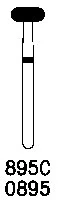 Robot Diamond Points FG, Friction Grip, Medium Wheel, 1.8 mm, 068-046M, 6/Pk - Robot Diamond Points FG - Image 1