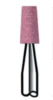 Shofu Lab Series White Aluminum Oxide Mounted Stone, #5 HP Shape, 12/Pkg, ISO 025 - Lab Stone White #5 HP (12) - Image 1