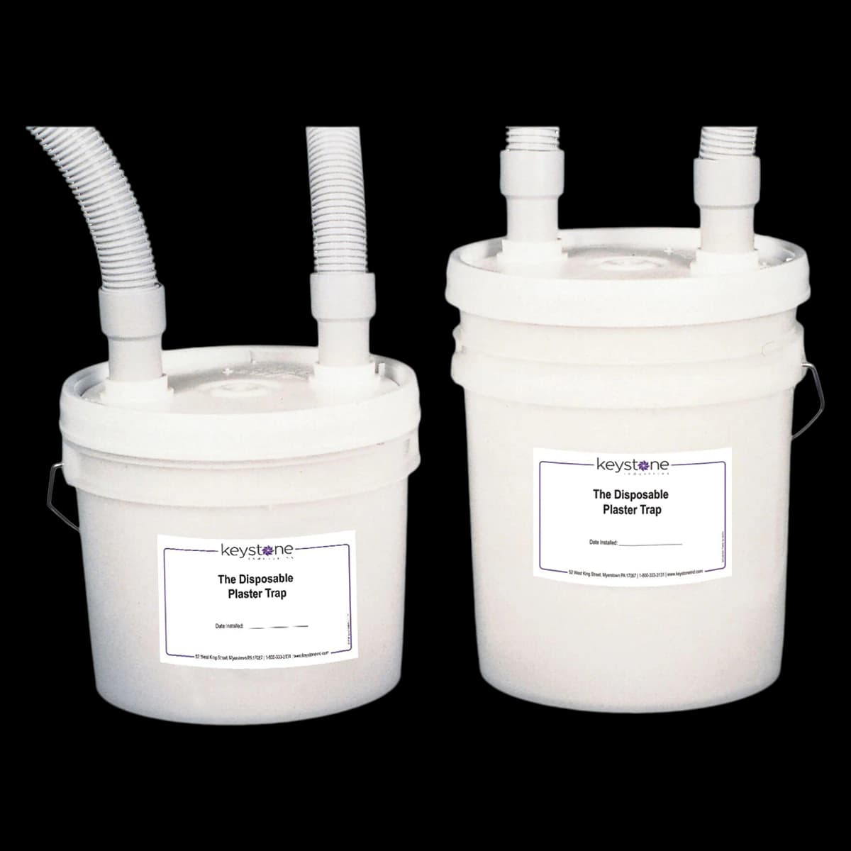 Keystone Dispos-A-Trap Complete, 3-1/2 Gallon Disposable Plaster Trap, Translucent, 1/Pack - Dispos-A-Trap, Complete - Image 1
