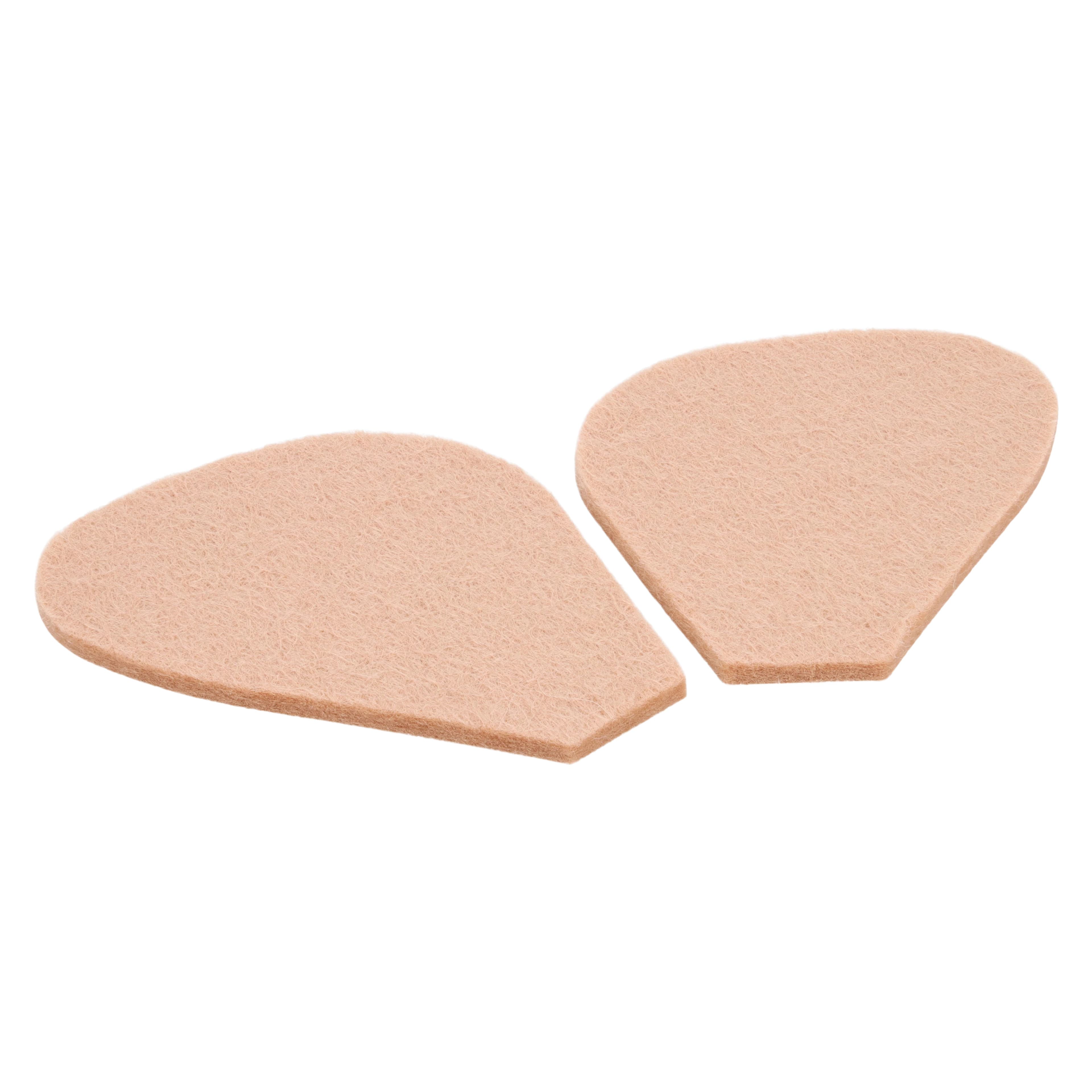 Superior Felt & Filtration Adhesive Felt 452, 1/8" Thick, Orthopedic Pad Foot Felt, 2.7" x 3" - Adhesive Felt 452 1/8" - Image 1