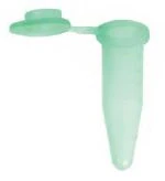 BioPlas G-Tube Microcentrifuge Tube, 1.5 mL, Polypropylene, Green Snap Cap, Conical Bottom, Autoclavable, 500/Pk - Tube 1.5Ml Flat Top PP - Image 1