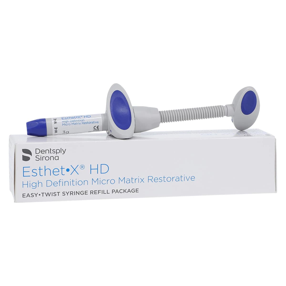 Esthet-X HD Micro Matrix Restorative Material, Syringe Refill, 3 g, WE (White Enamel), 1/Pk, 630651 - Esthet-X HD Micro Matrix Restorative Material, Syringe Refill, 3 g, WE, 1/Pk - Image 1