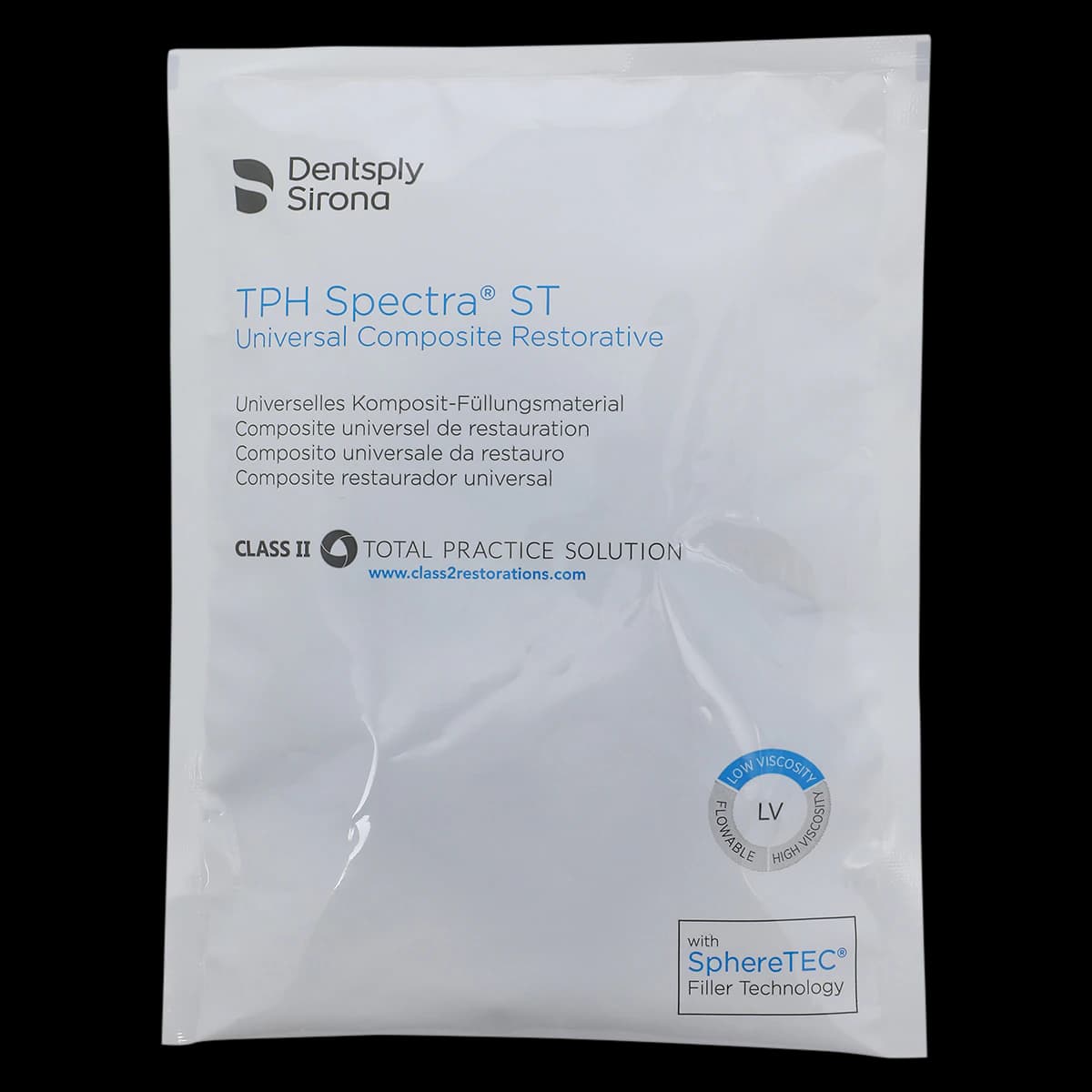 TPH Spectra ST Universal Composite, Low Viscosity, Compules Tips Refill, 0.25 g, A1, 20/Pk, 642220 - TPH Spectra ST Universal Composite, LV, Compule Tips Refill, 0.25 g, A1, 20/Pk - Image 1
