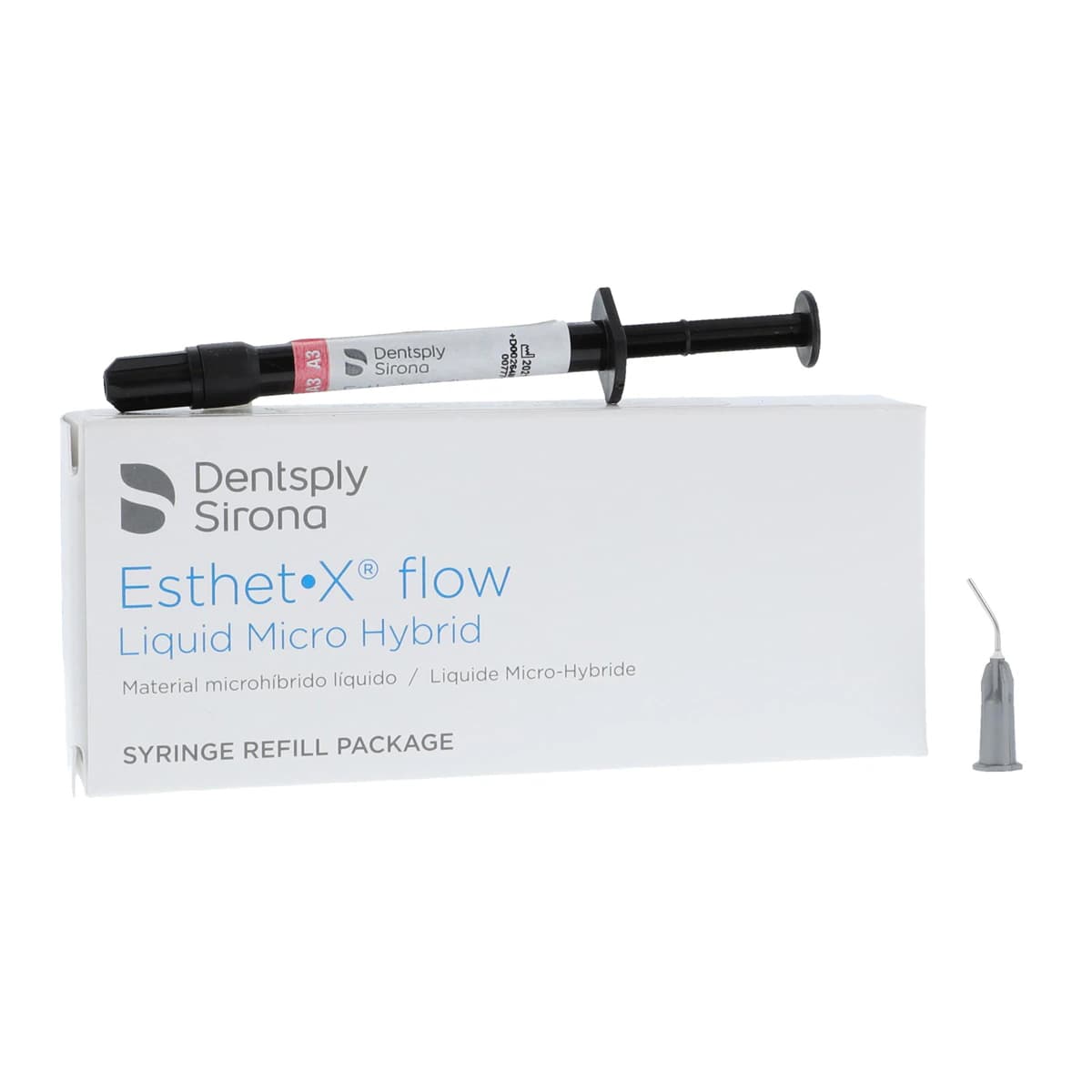 Esthet-X Flow Flowable Composite, Light-Cure, Syringe Refill, 1.3 g, Shade A3, 2/Pk, 648022 - Esthet-X Flow Flowable, Light-Cure, Syringe Refill, 1.3 g, A3, 2/Pk, 648022 - Image 1